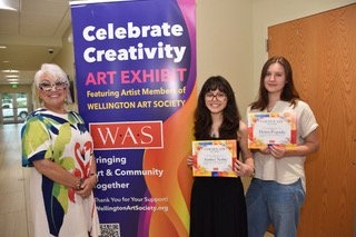 2026 Winners!
Scholarship Chair Jan Gmitter with Amber Noble: Alexander W. Dreyfoos School of the Arts
Helen Popadic: The Kings Academy