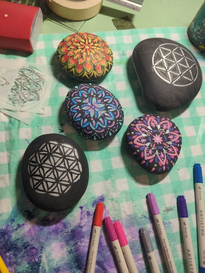 A Rockin' Good Time: Rock Painting Workshop - by Cindi Taylor - Wed, Apr 22, 5-8 PM