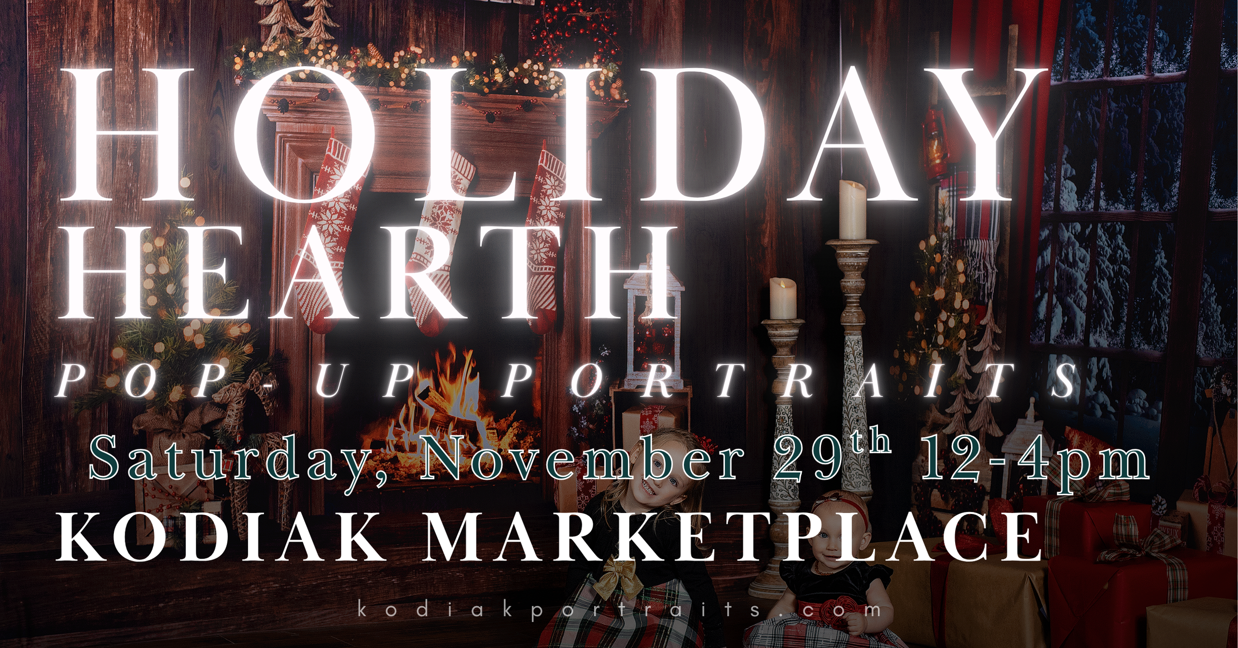 Holiday Hearth Pop-Up Portraits