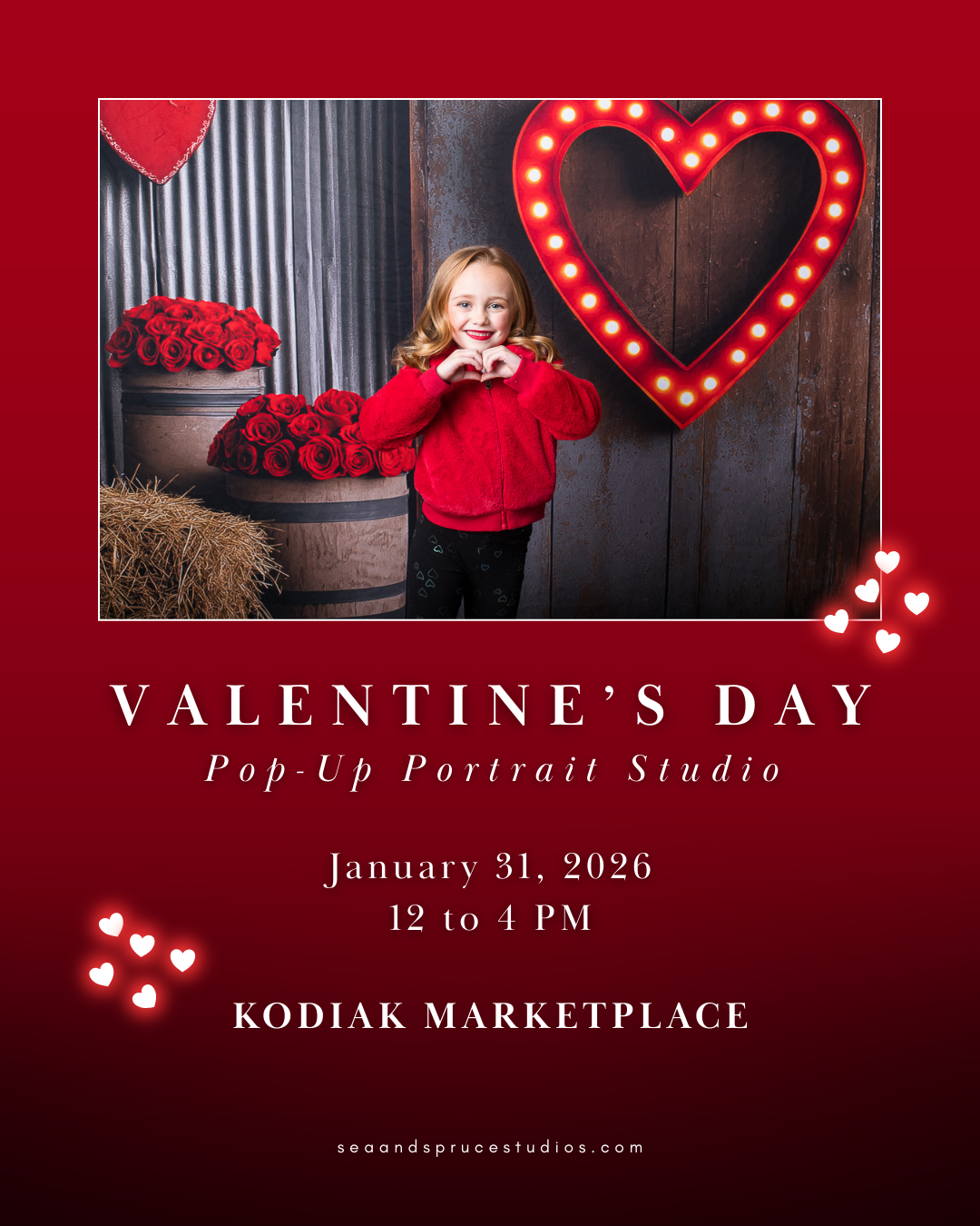 Valentine's Day Pop-Up Portrait Studio