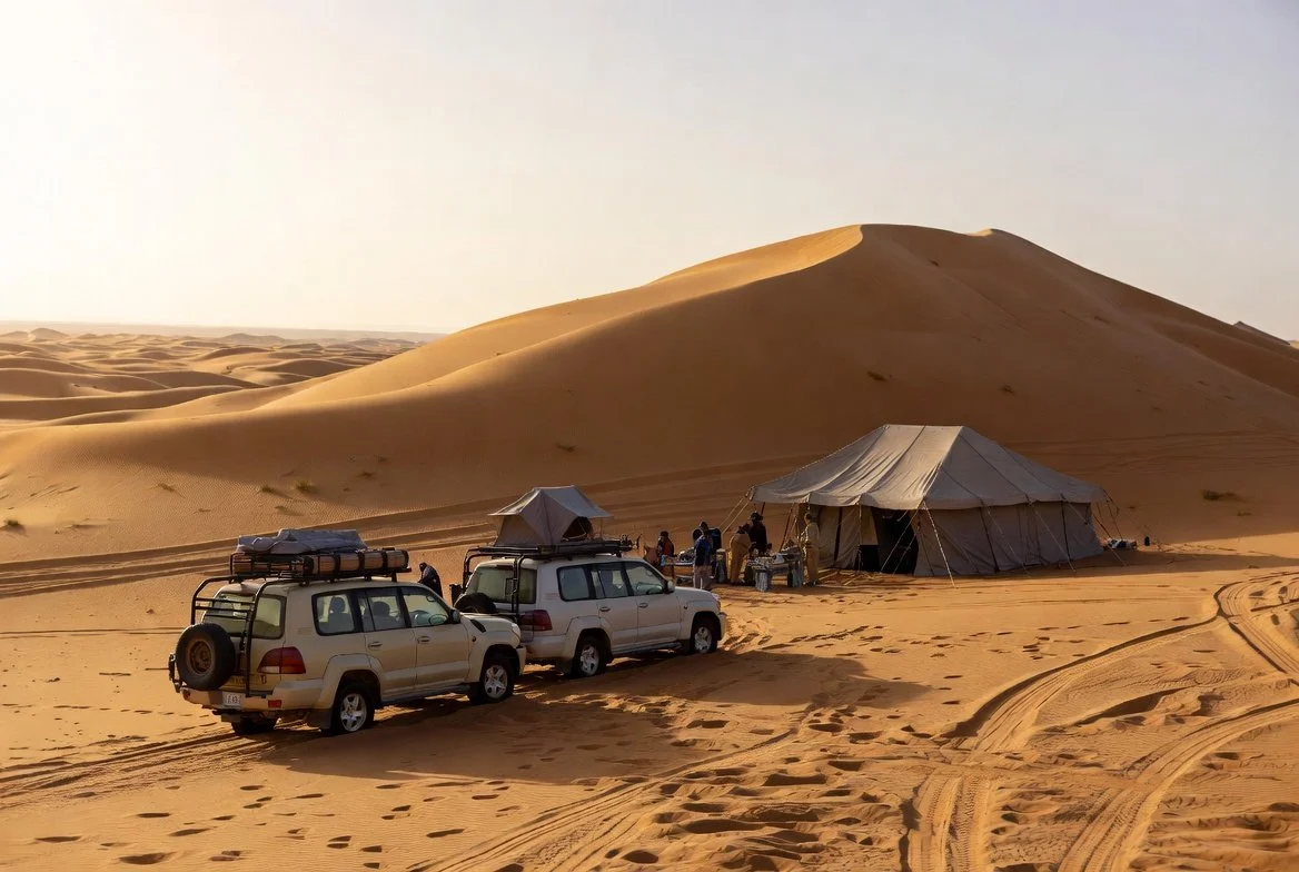 Djanet — portes du Tassili, lumière du matin sur les roches