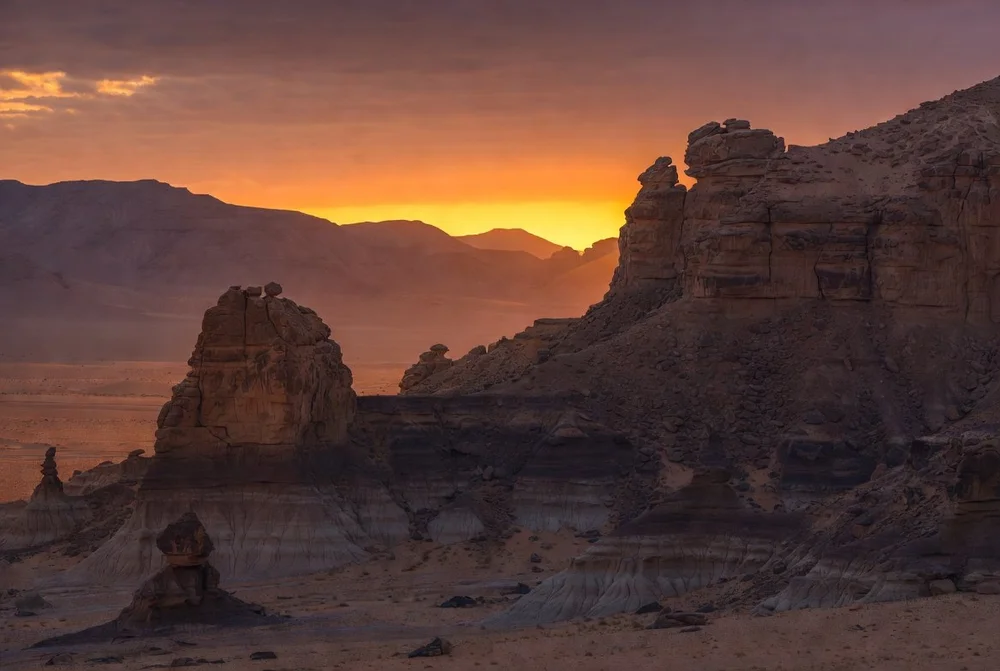 Erg Admer — grandes dunes dorées du Sahara algérien
