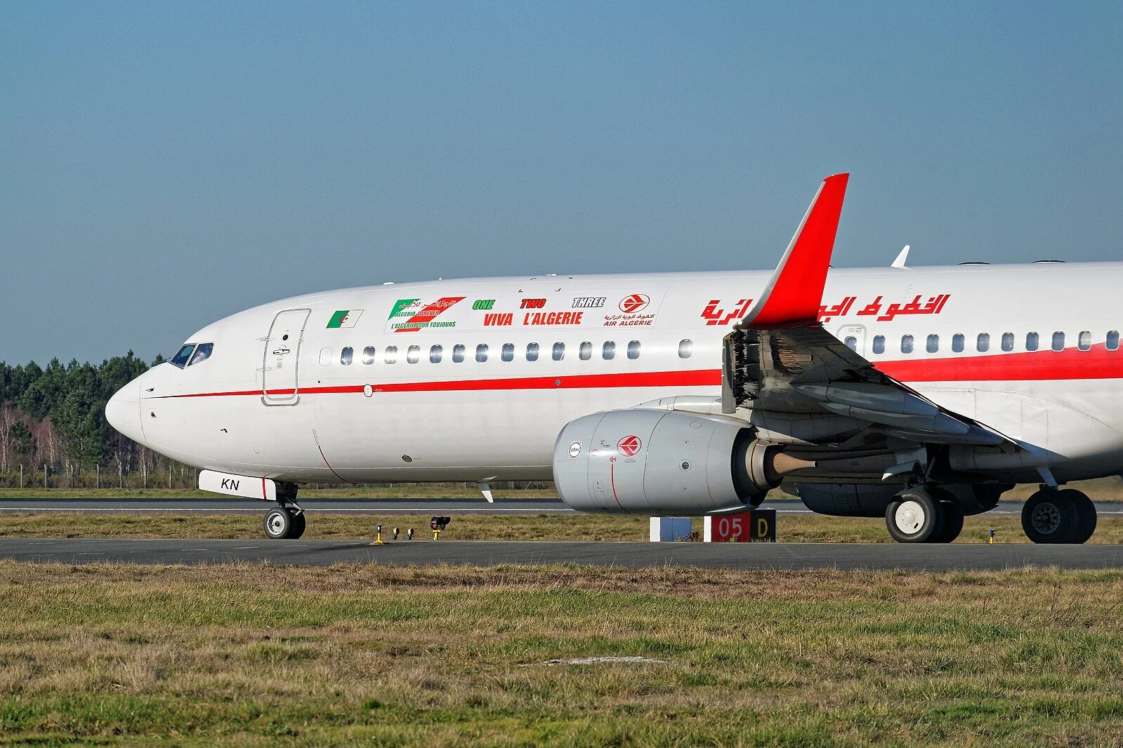 Un avion de la compagnie aérienne nationale Air Algérie