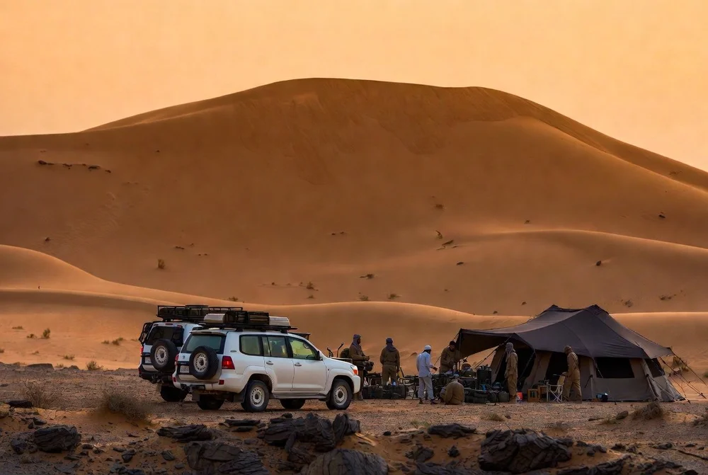Tassili n’Ajjer — arches et roches de grès sculptées par le vent