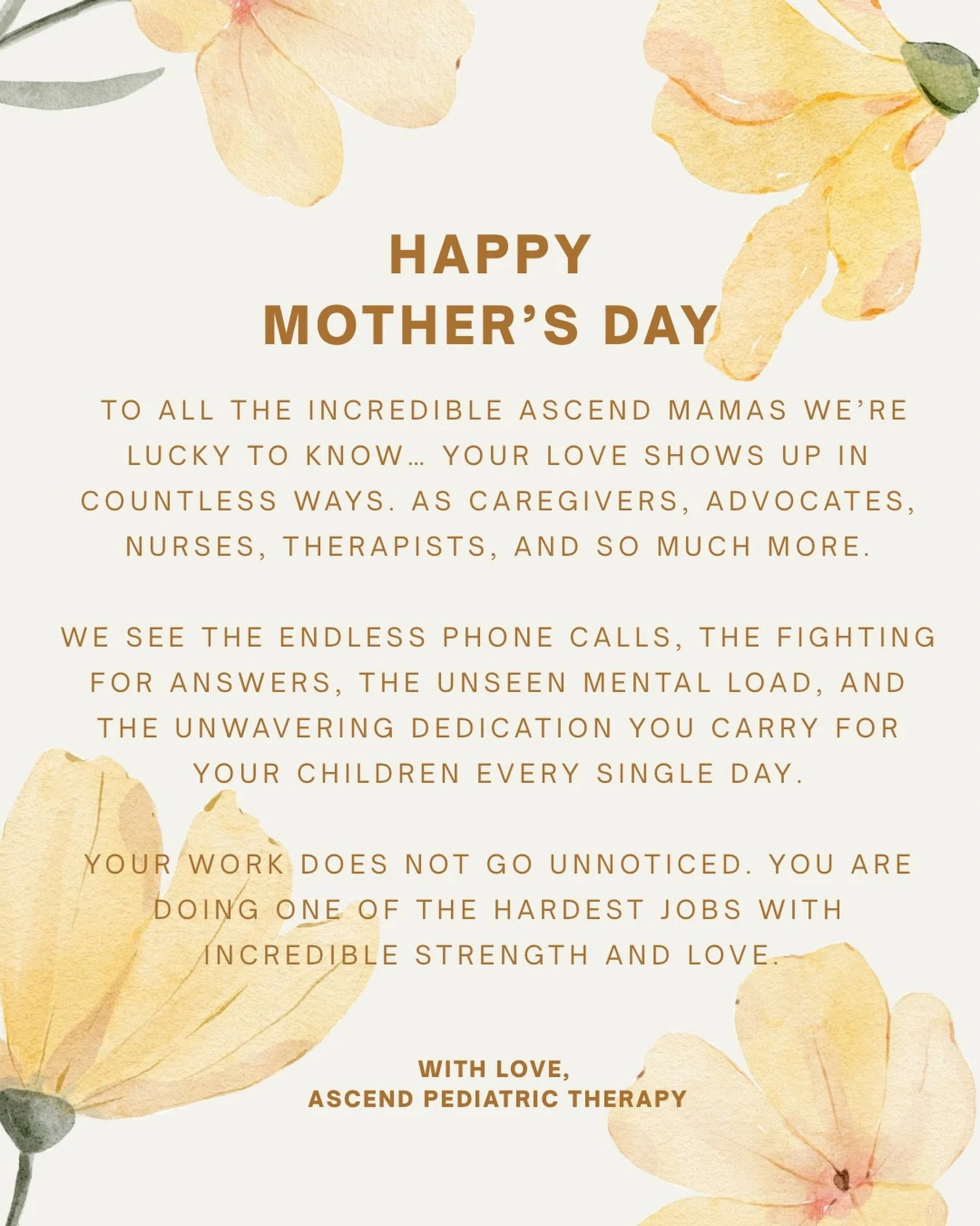 happy mother&rsquo;s day from ascend 🫶🏼 we love you strong mamas!