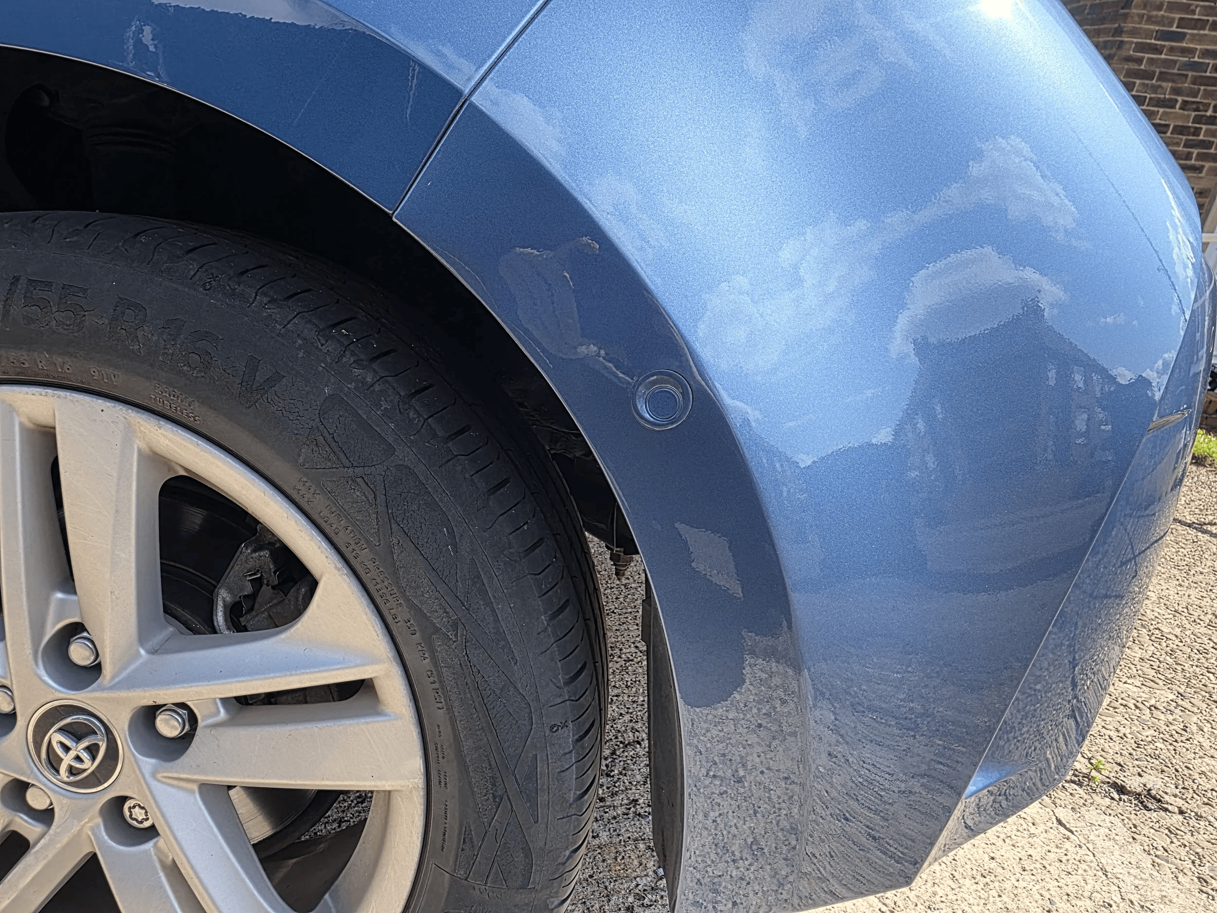 technician fixing car paint scratch Barnsley