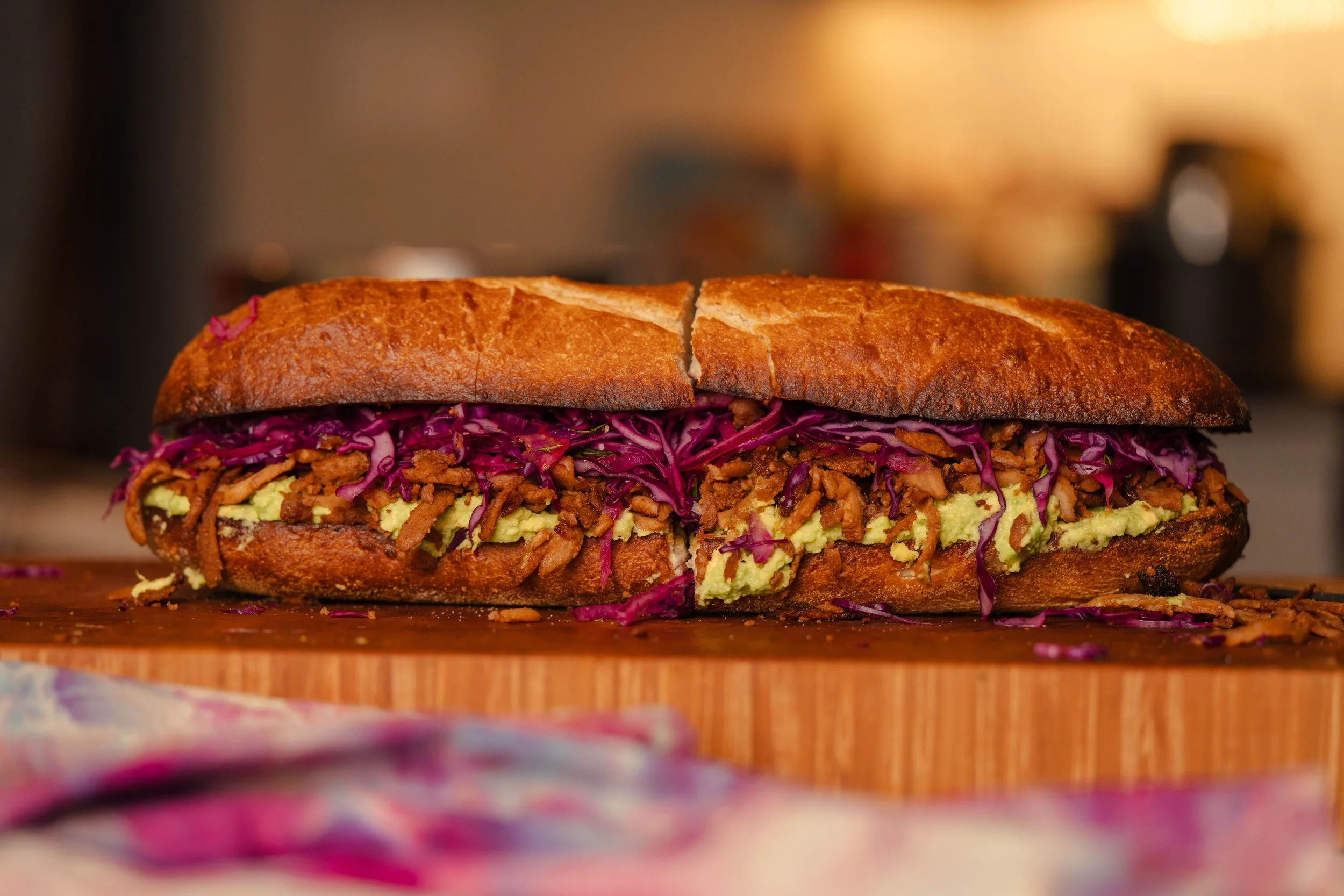 Spicy BBQ Shreds Sandwich