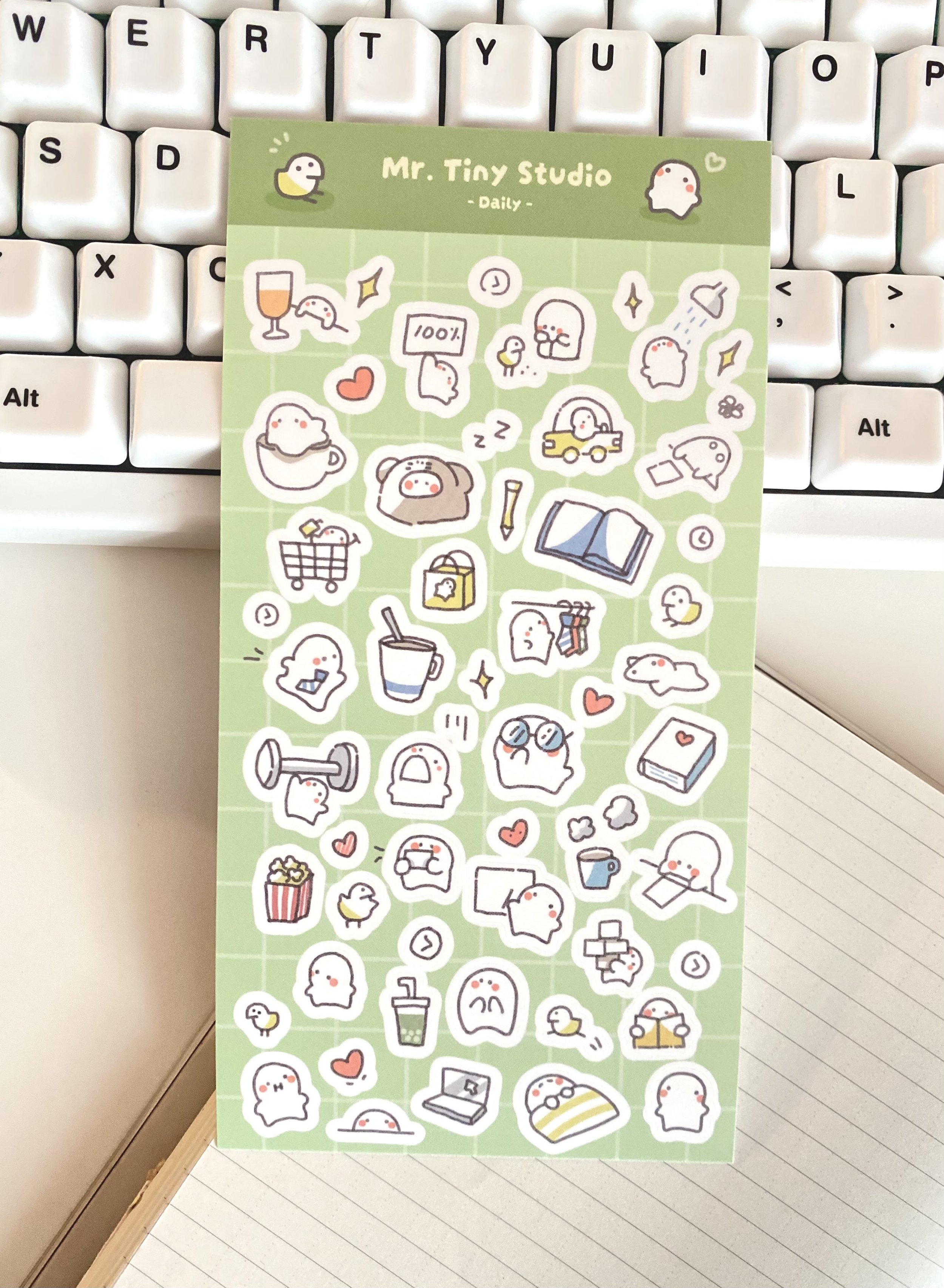 Mini Mr. Tiny Daily Life Sticker Sheet