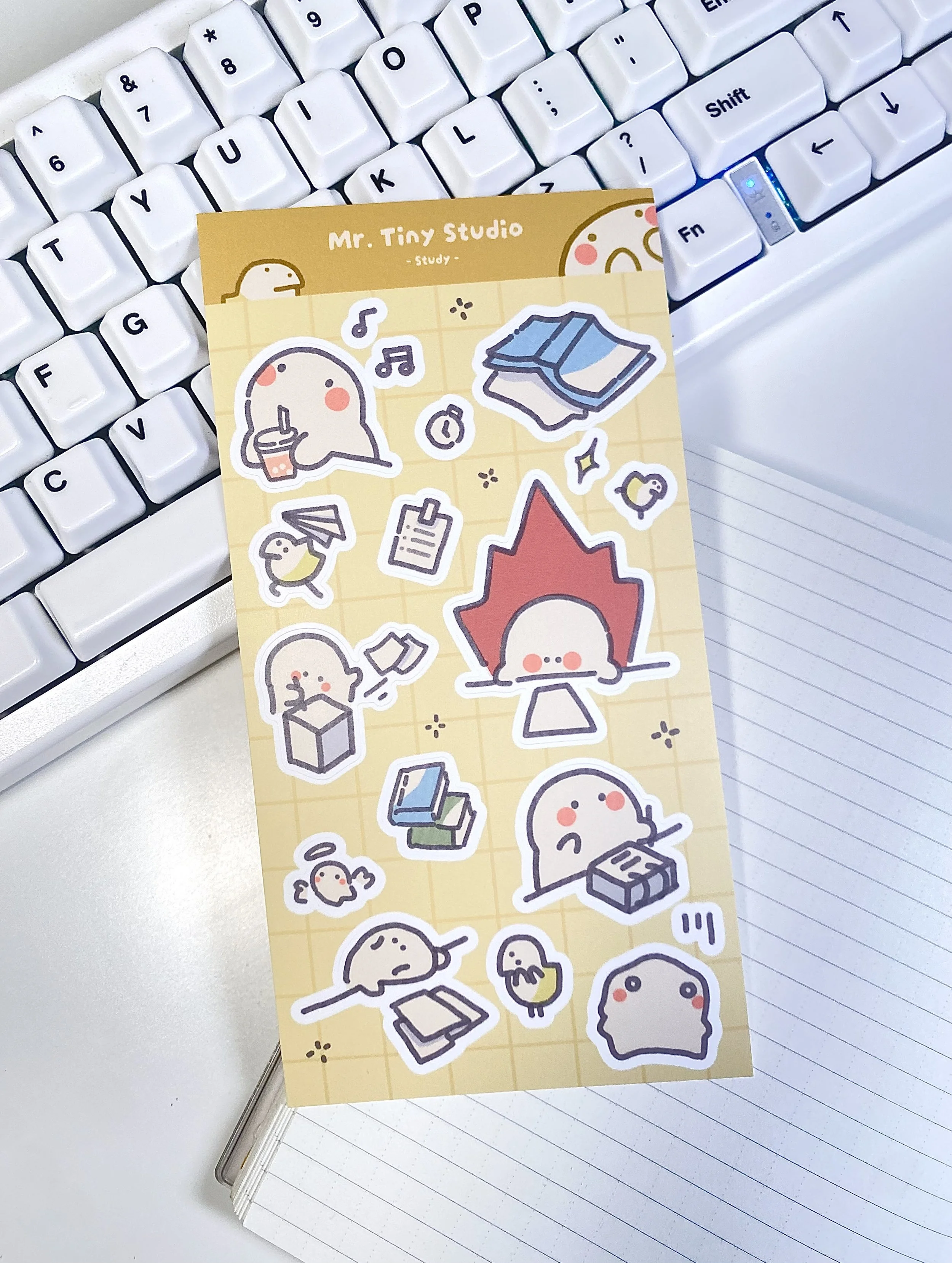 Mr. Tiny Study Motivation Sticker Sheet | Stickers for Journals & Planners