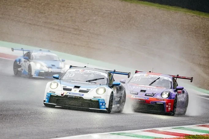 Strange feeling after round 3 of Porsche Carrera Cup Italy.
Race 1 was quite a steady race, was able to move from p13 to p10 quite early on in the race and managed the position from there onwards- delivering a rookie-win.
In race 2 I had one of t