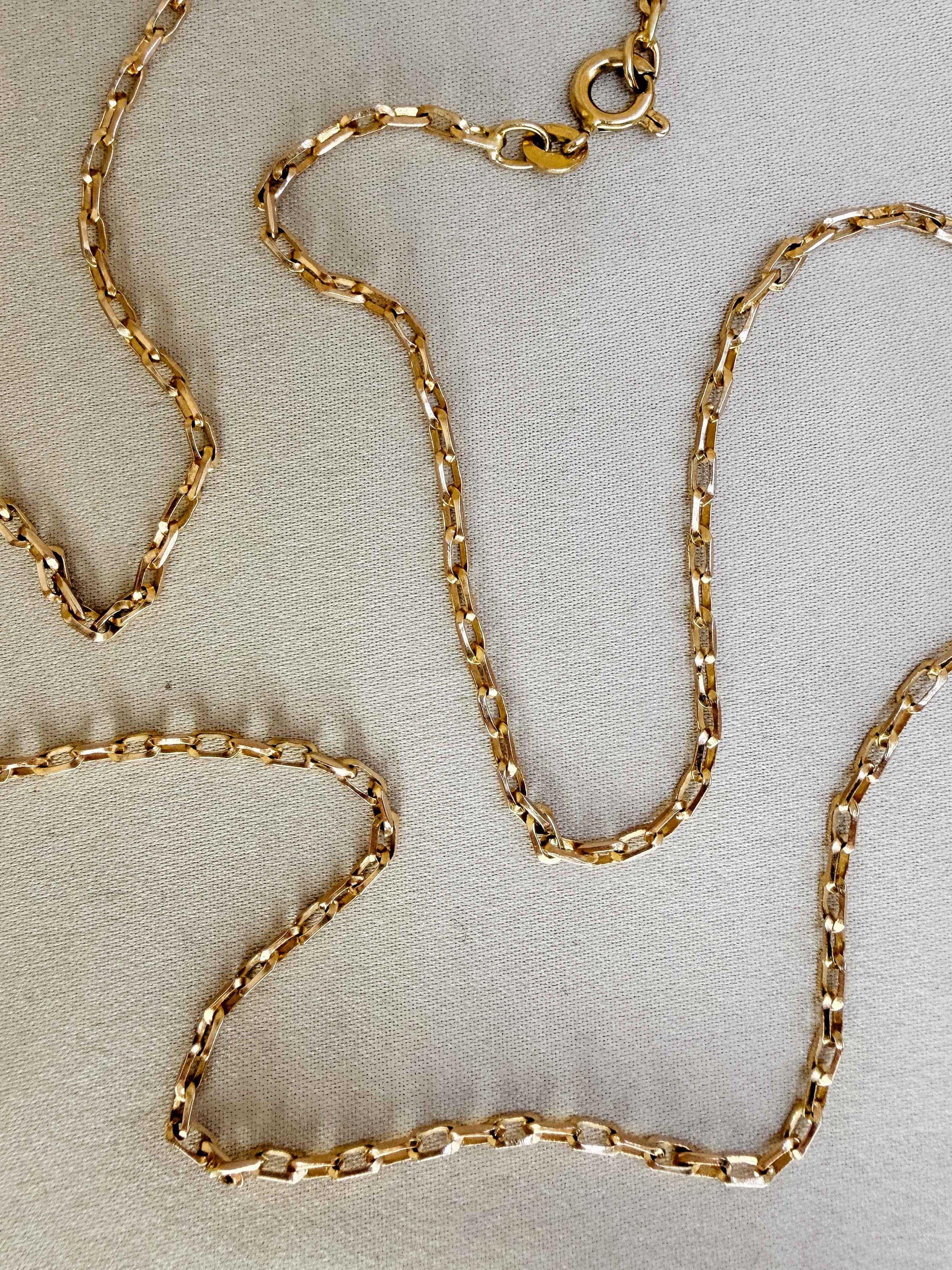 UnoAerre Biker Chain. 9ct gold.