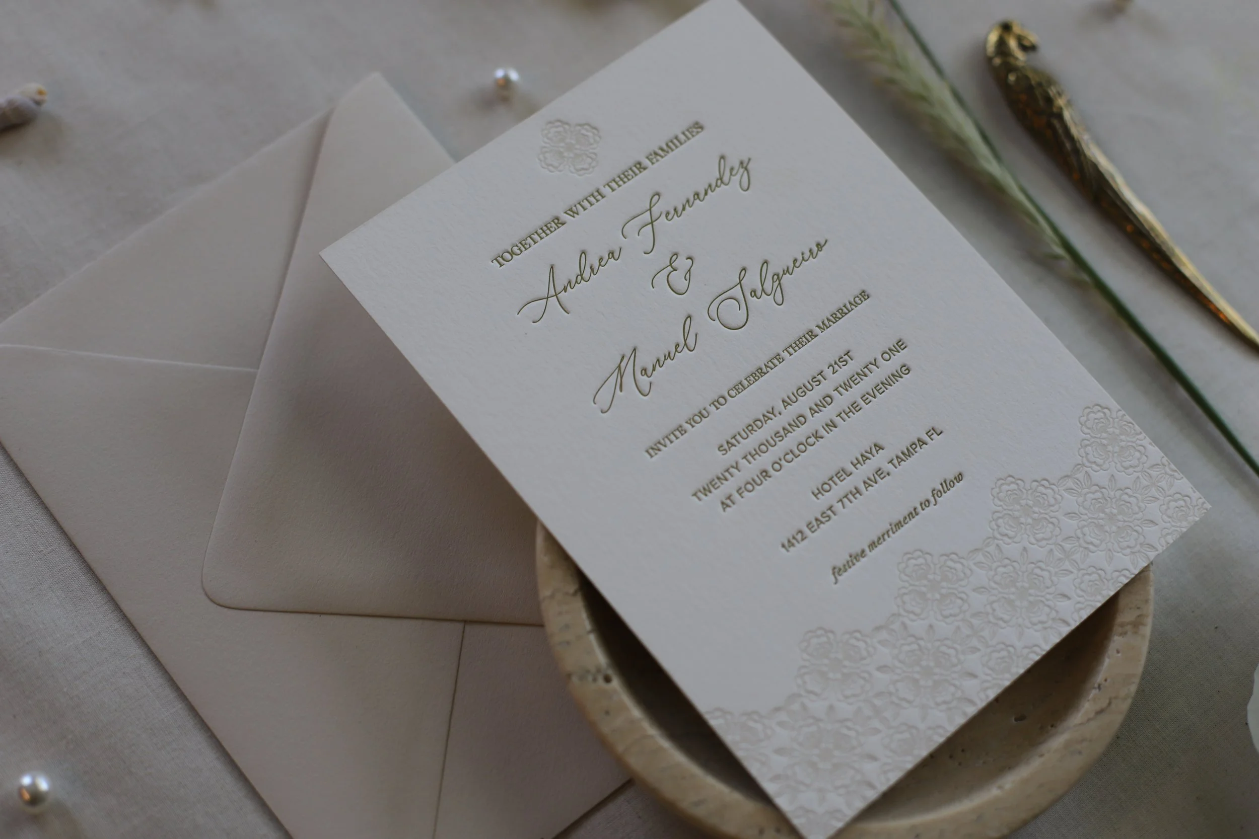 Gold Ink vs. Gold Foil 