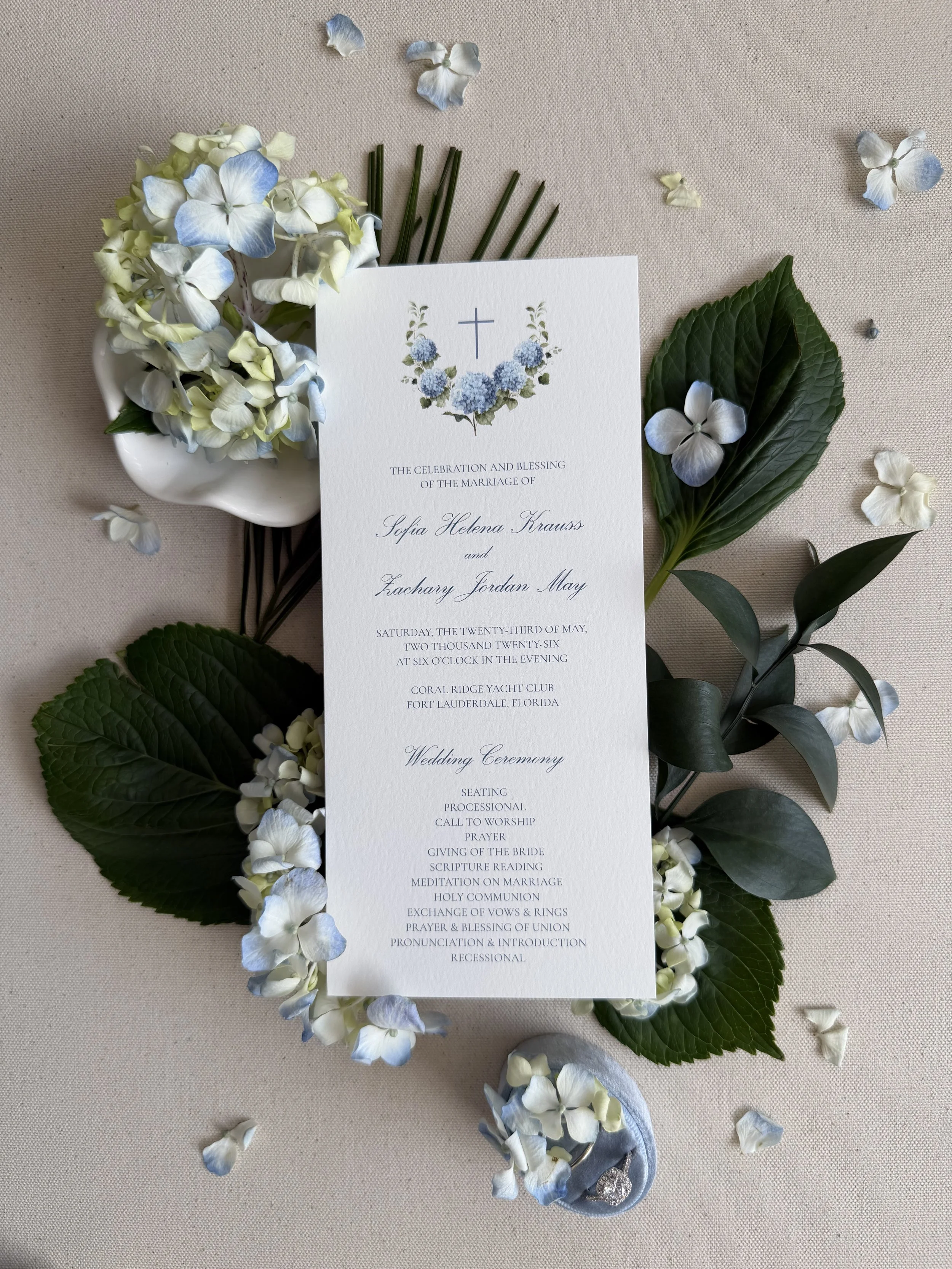 Blue Hydrangea Wedding Invitation Suite17.jpg