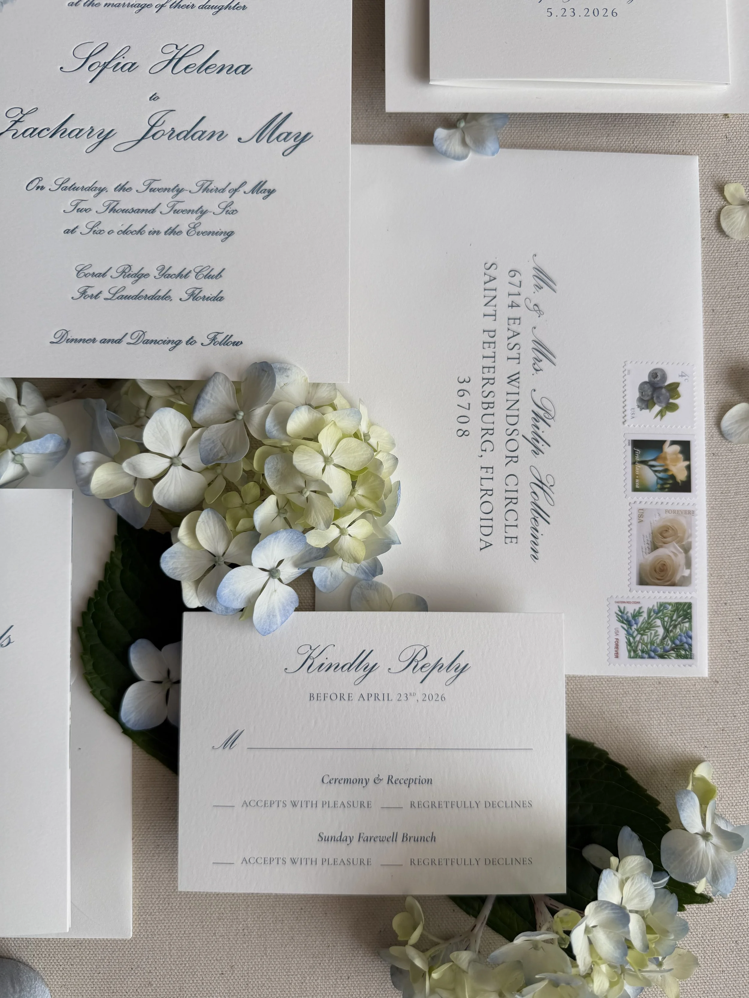 Blue Hydrangea Wedding Invitation Suite2.jpg