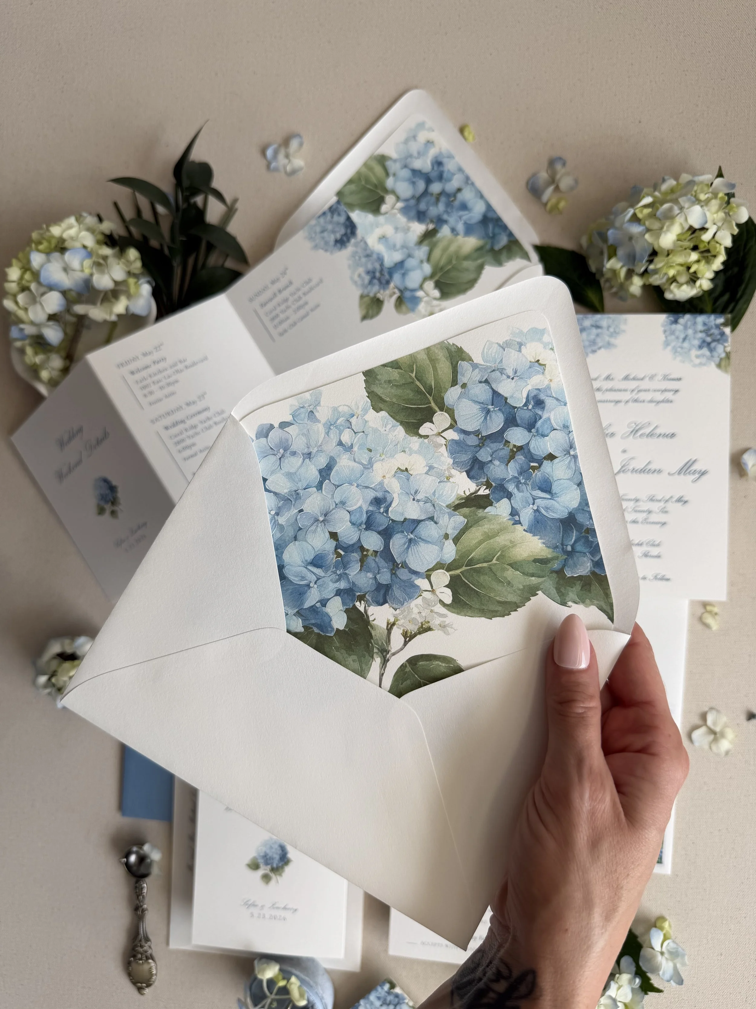 Blue Hydrangea Wedding Invitation Suite12.jpg