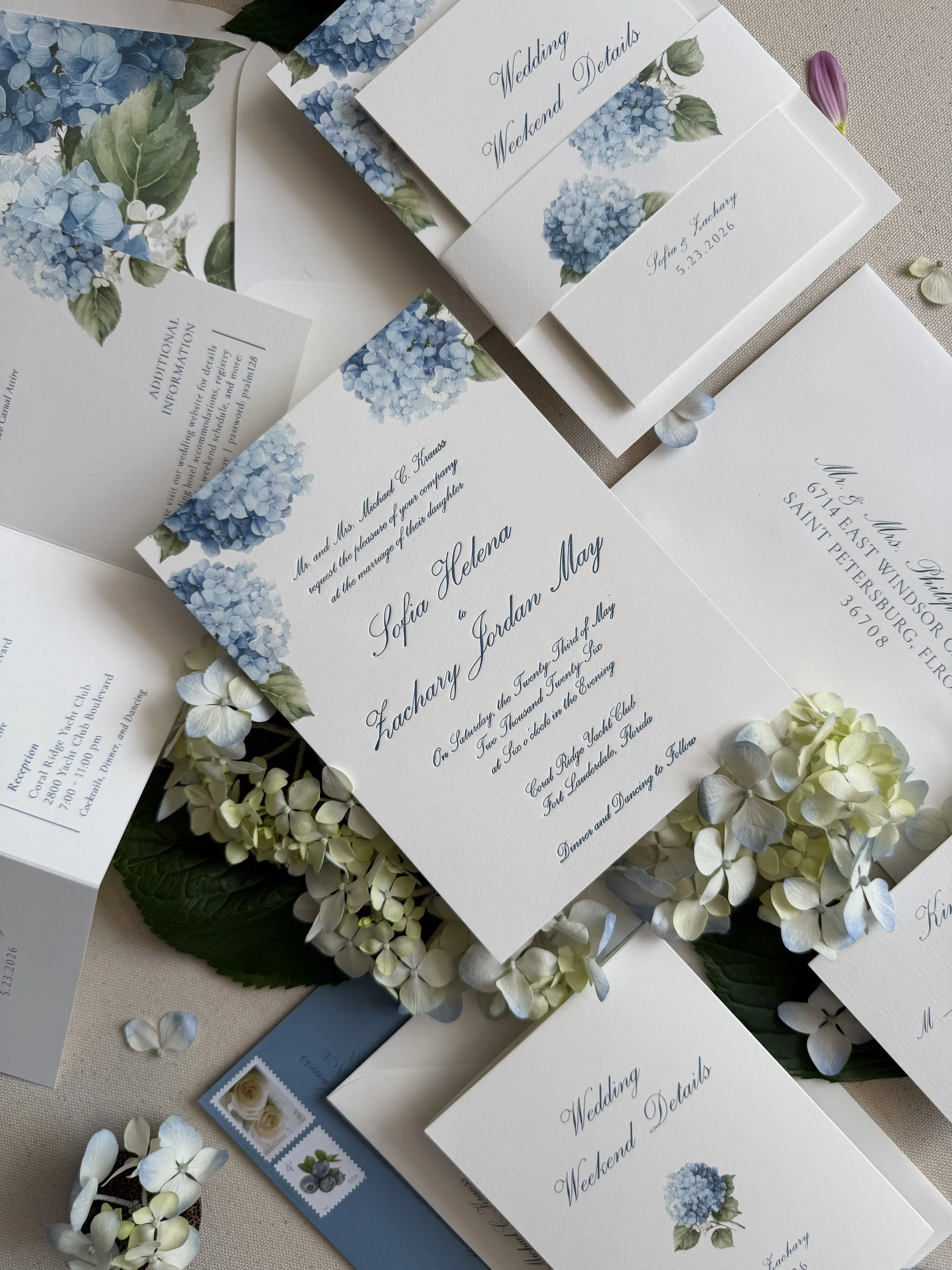 Blue Hydrangea Wedding Invitation Suite10.jpg