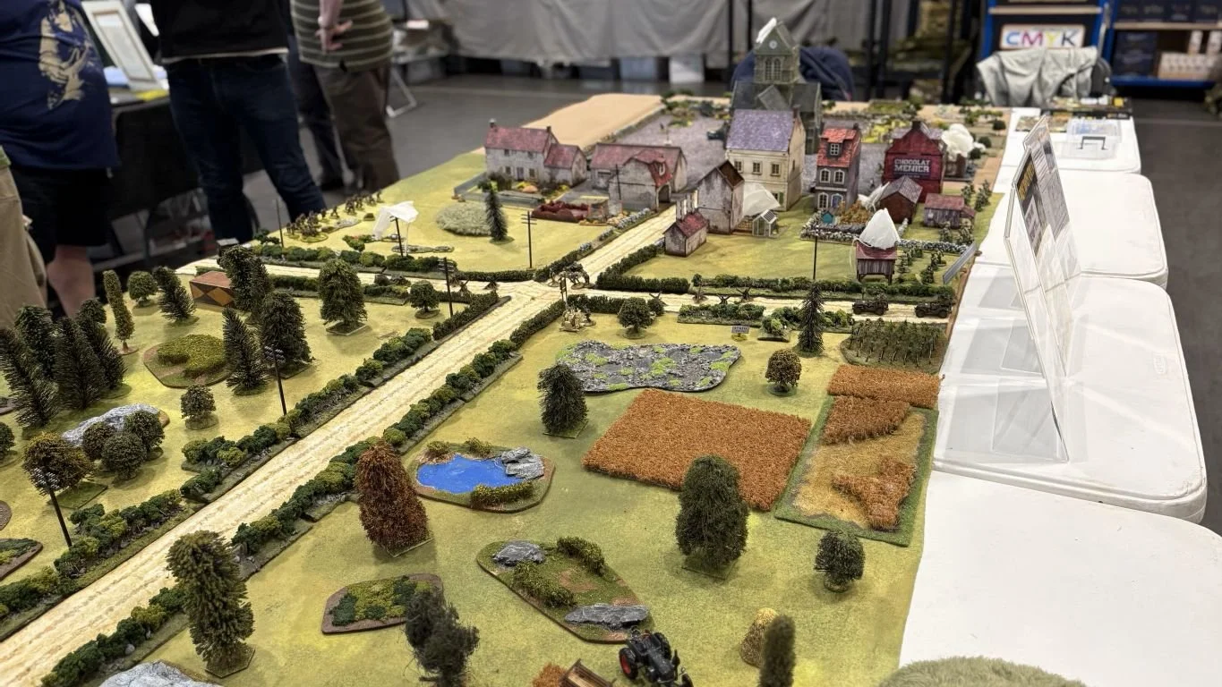 Dumfries Wargames Club assault Sainte-Mère-Église.