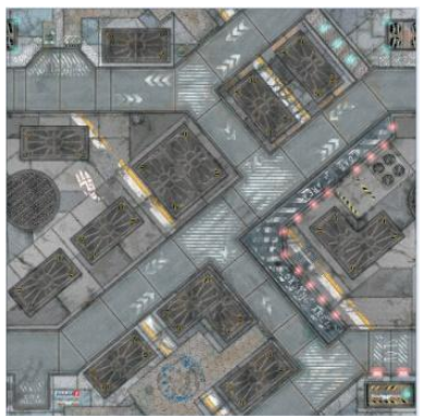 28mm scale Sci Fi 4'x4' (Mat 2)