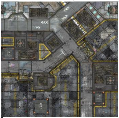 28mm scale Sci Fi 4'x4' (Mat 1)