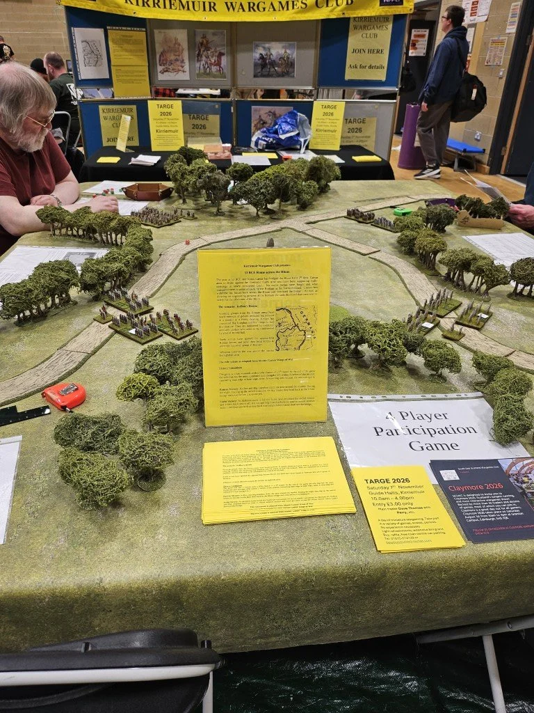 Kirriemuir wargames club go back to the ancient world, with Romans on the Rhine