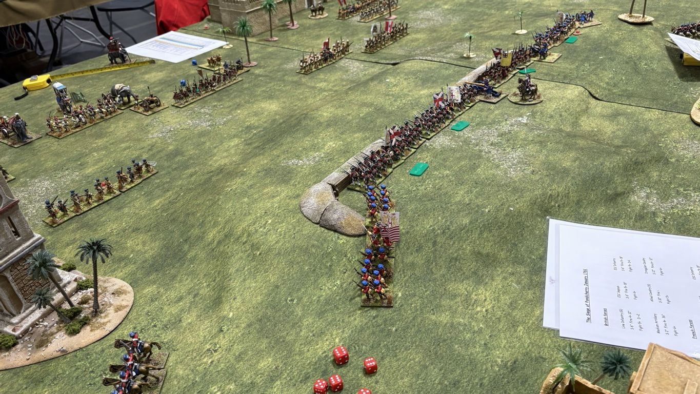 Cumbria Games Team put on the battle of Pondicherry, 1761