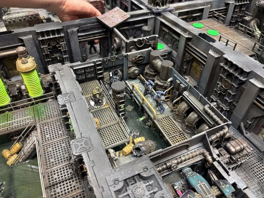 Space Crusade on a scratch-built 3D board