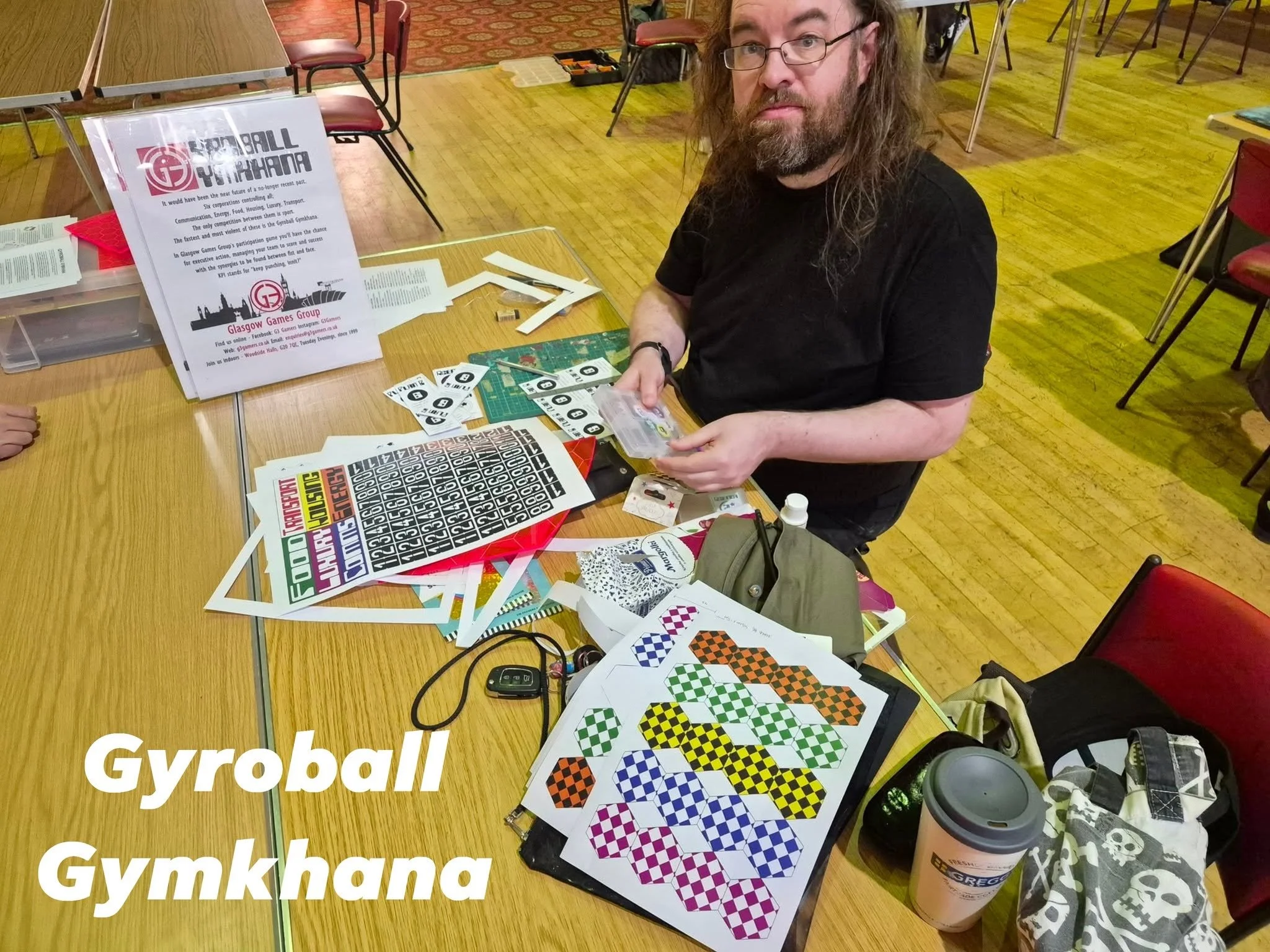 Gyroball Gymkhana: preparing the components