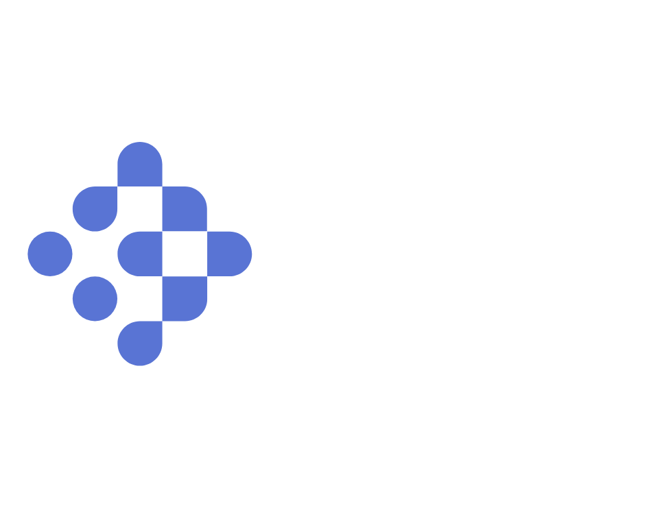Logo with blue dots forming a cross and the word 'REC' in white capital letters on a black background.