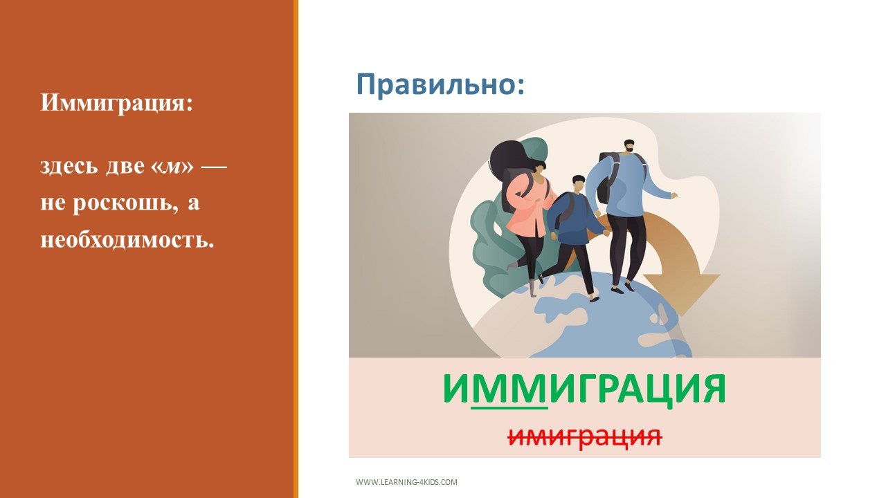 Как правильно пишется имиграция или иммиграция?