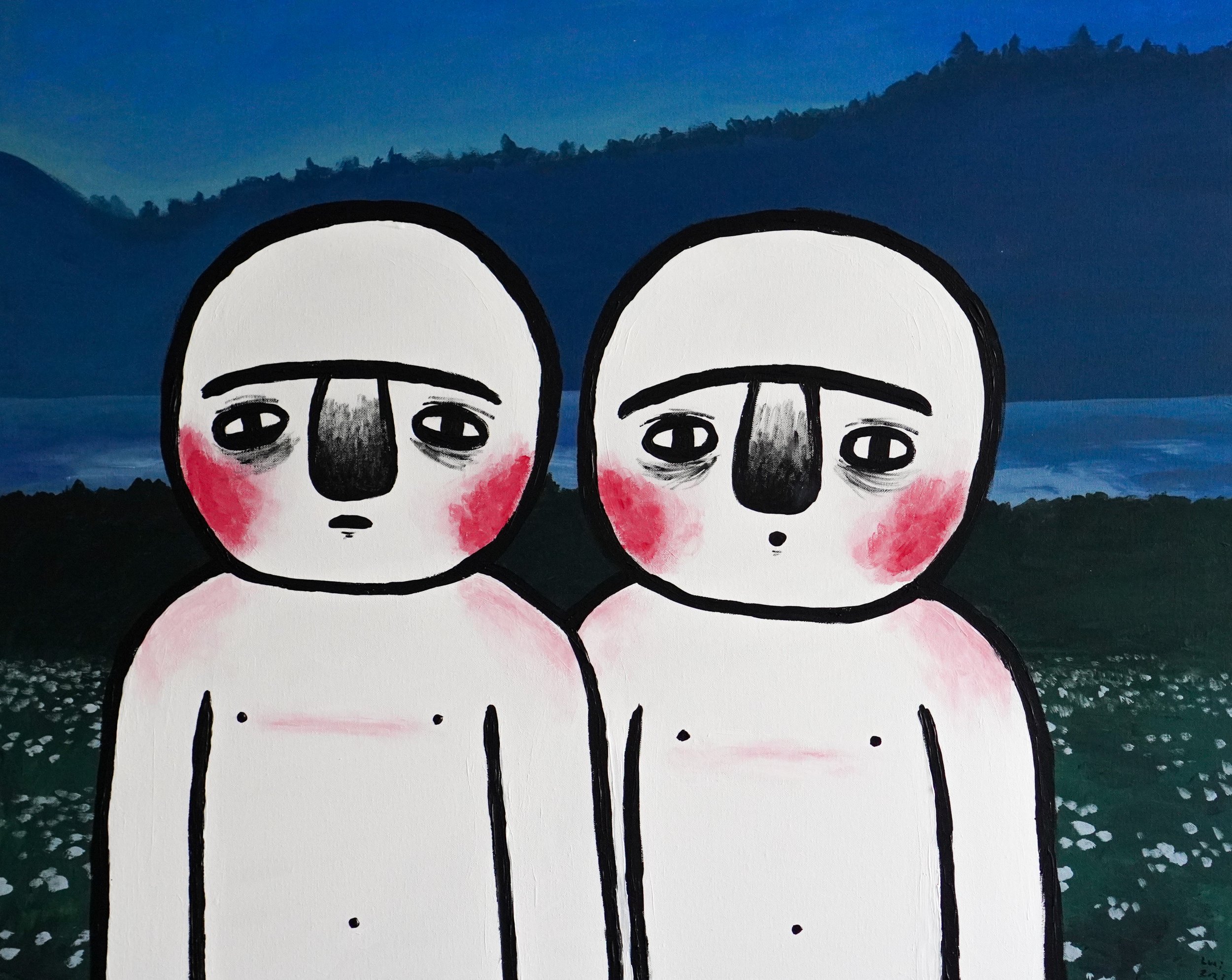 Twilight hour
100x80cm acrylic on canvas