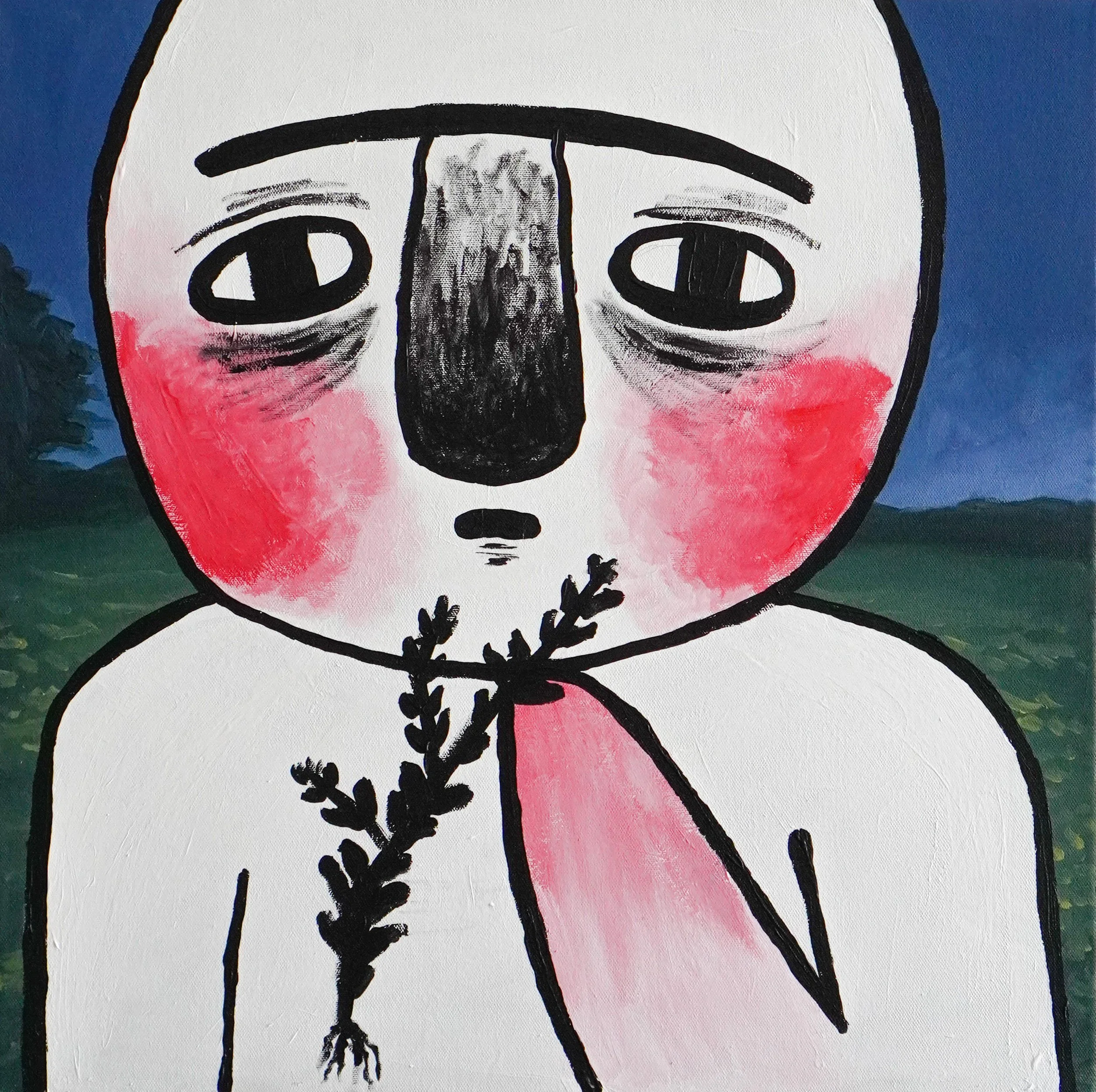 I brought you something
50x50cm acrylic on canvas