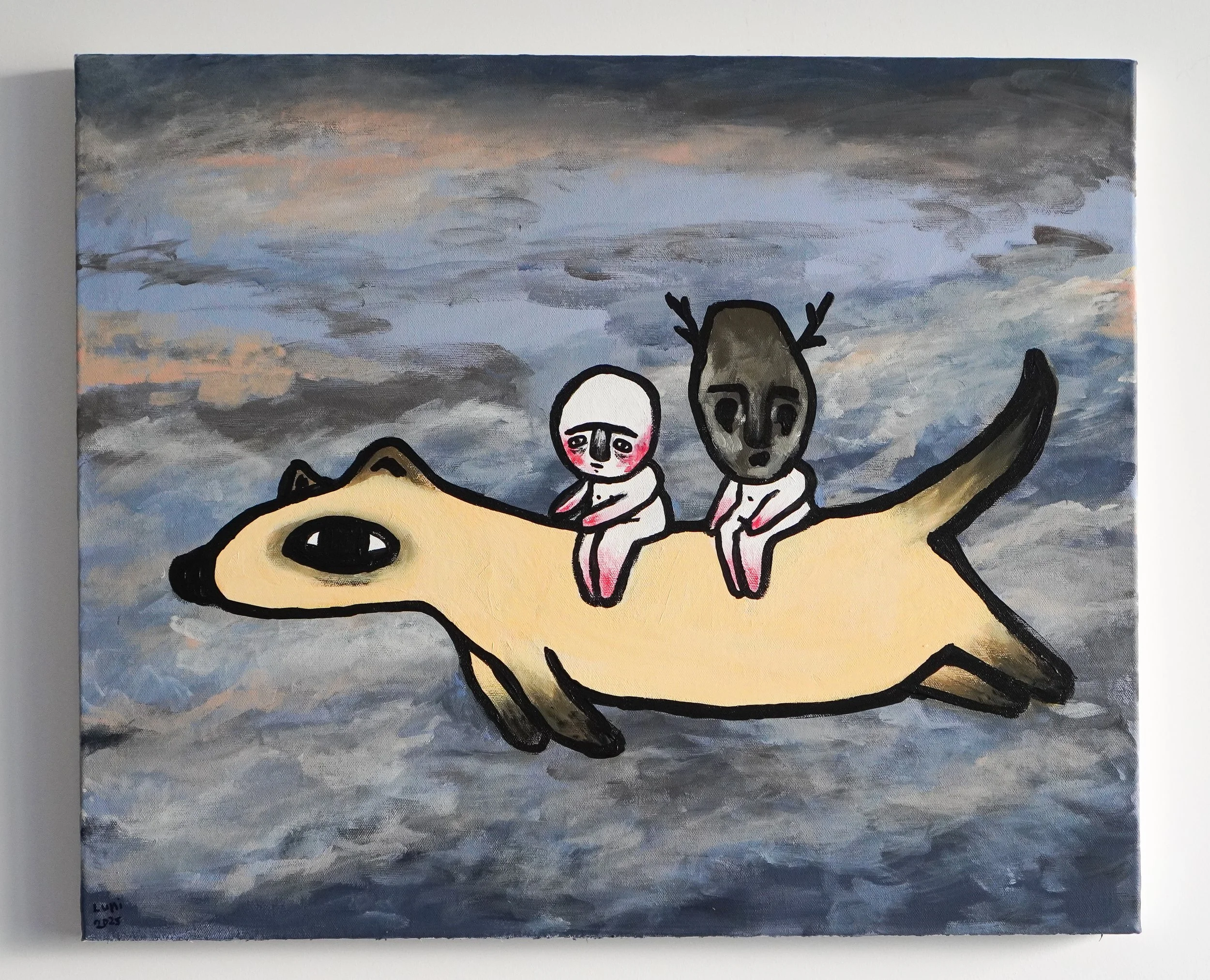 On a quest
50x60cm acrylic on canvas