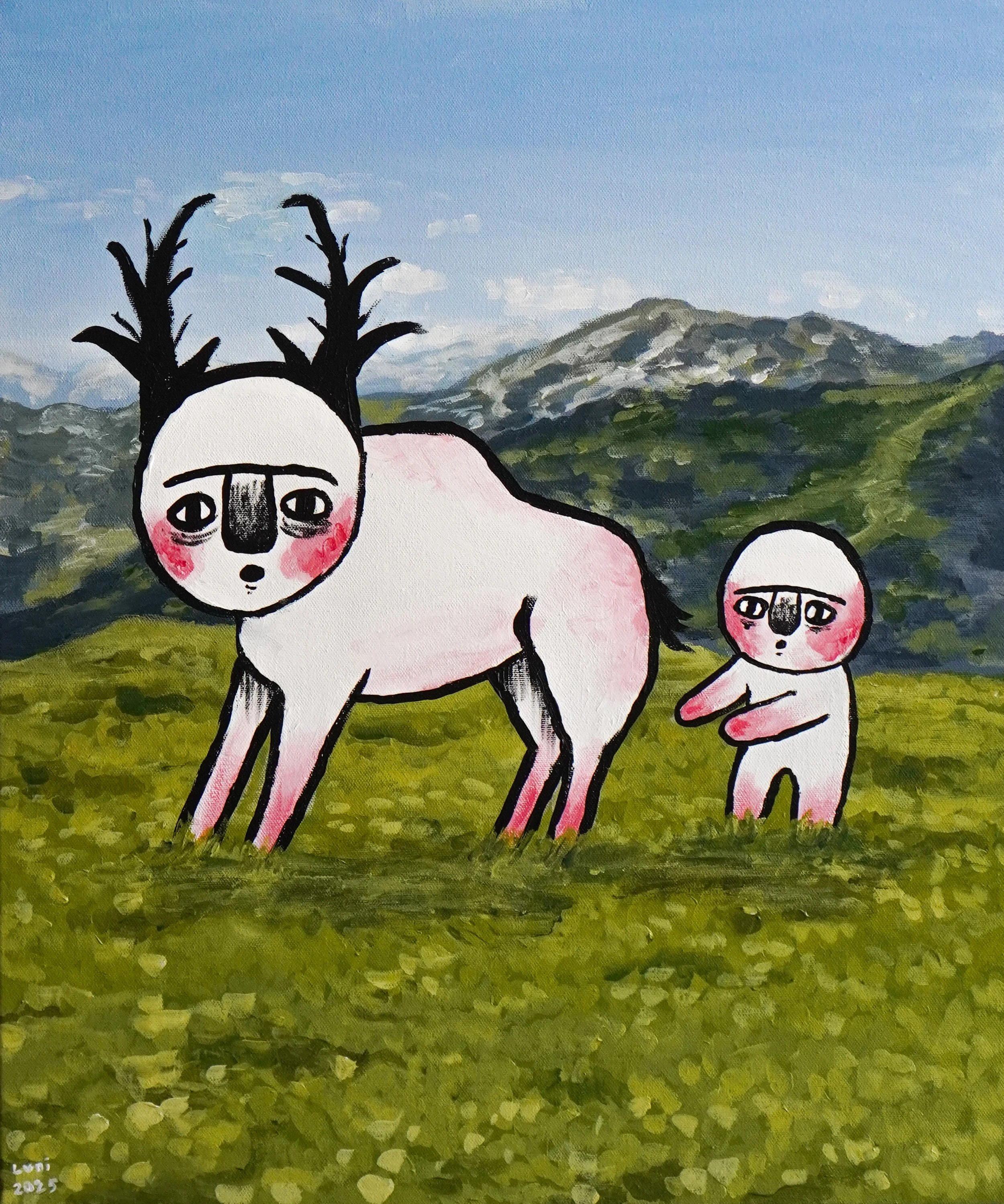 Spirit animal
50x60cm acrylic on canvas