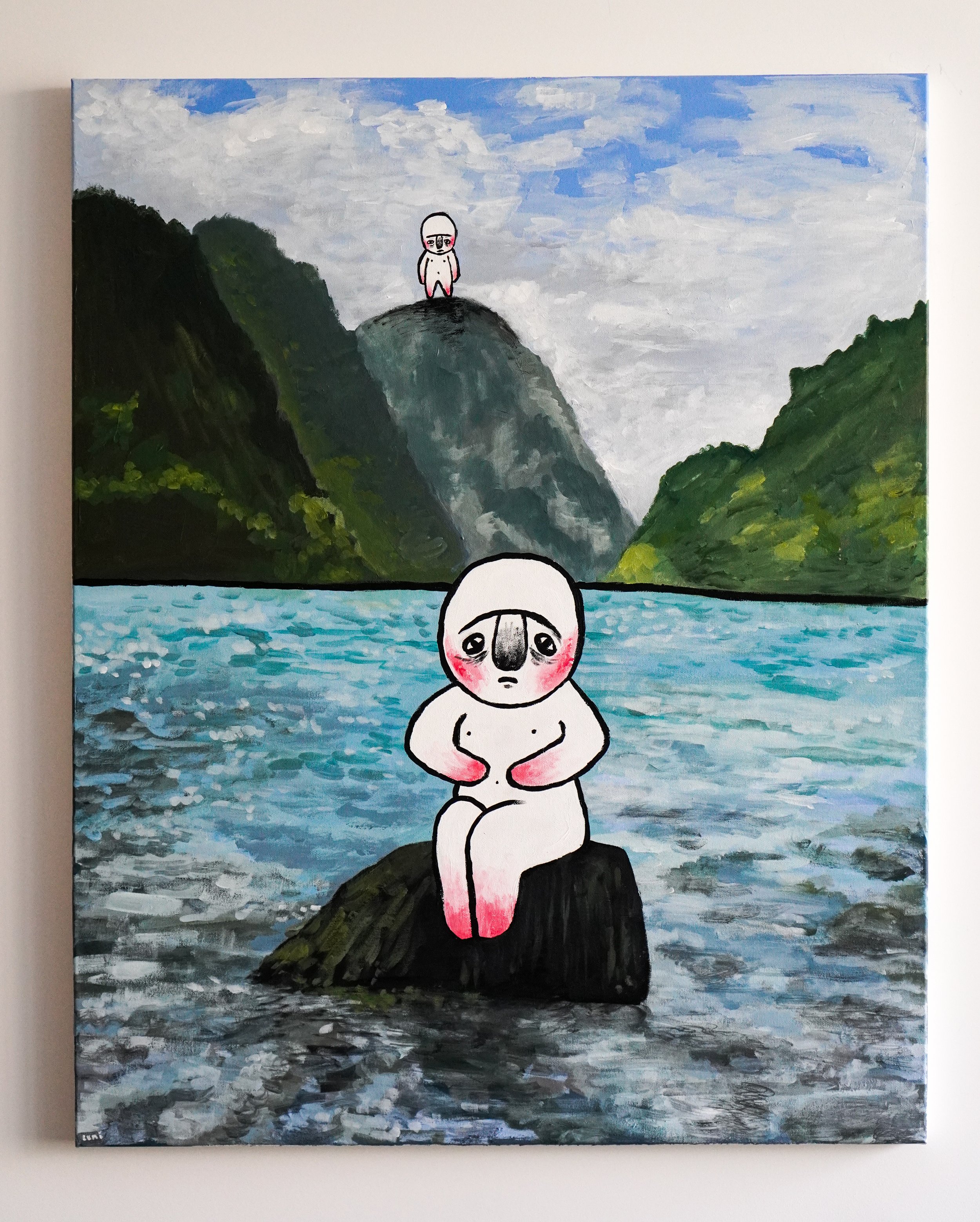 Dissociation
100x80cm acrylic on canvas