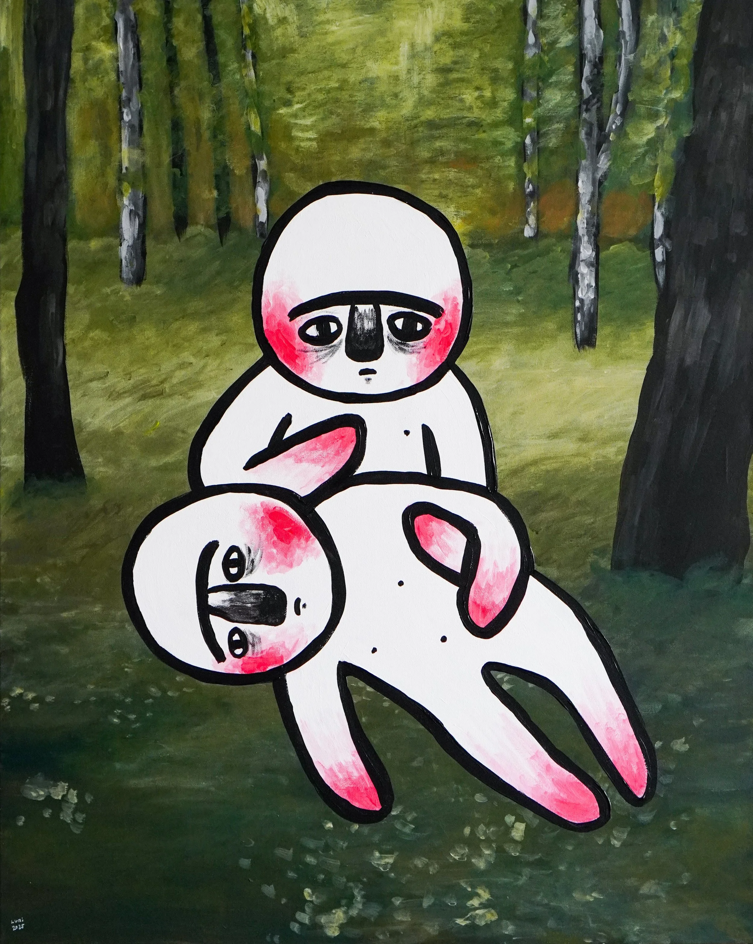 Ego death
80x100 cm acrylic on canvas