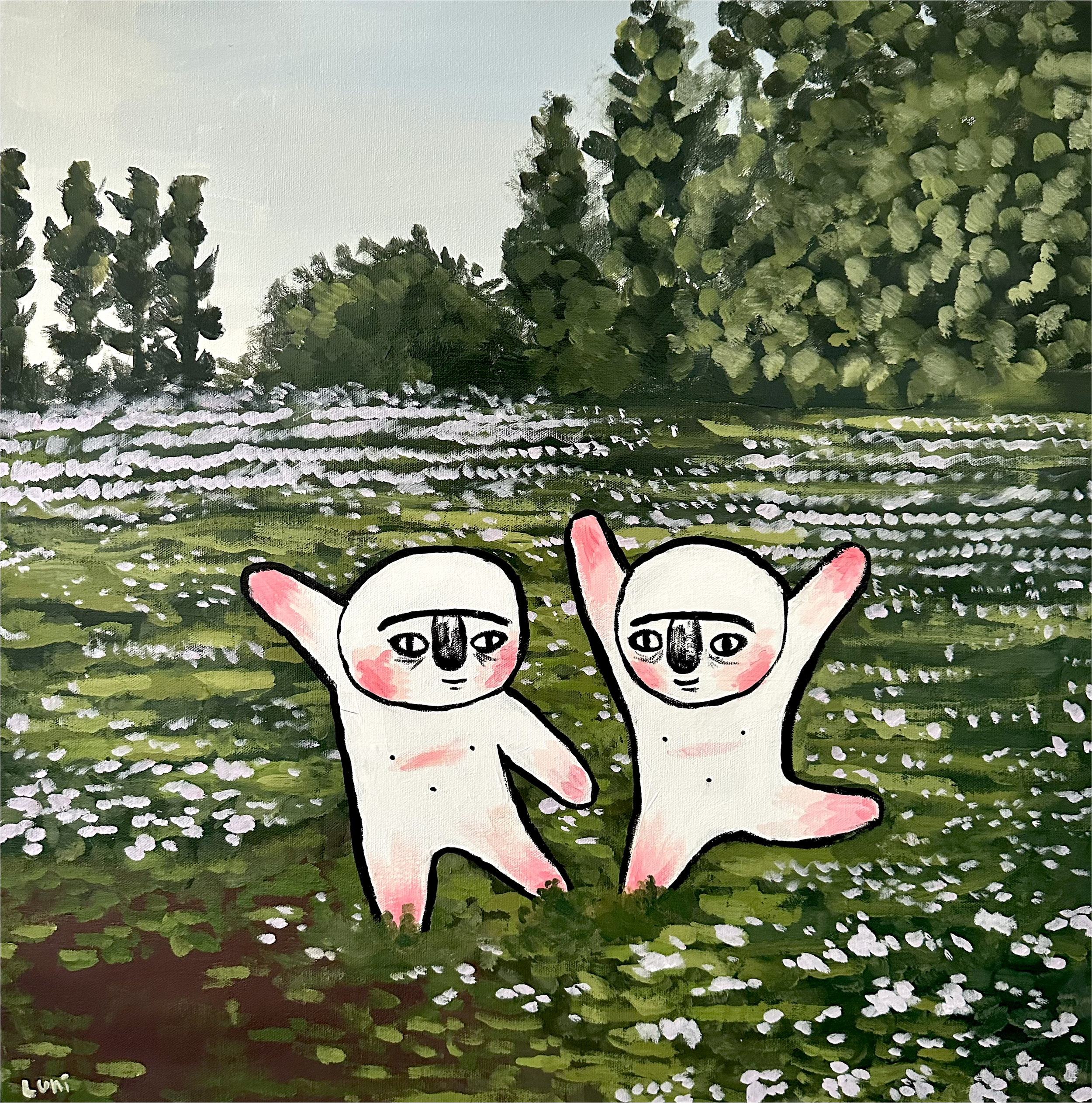 Ritual
60x60cm acrylic paint on canvas