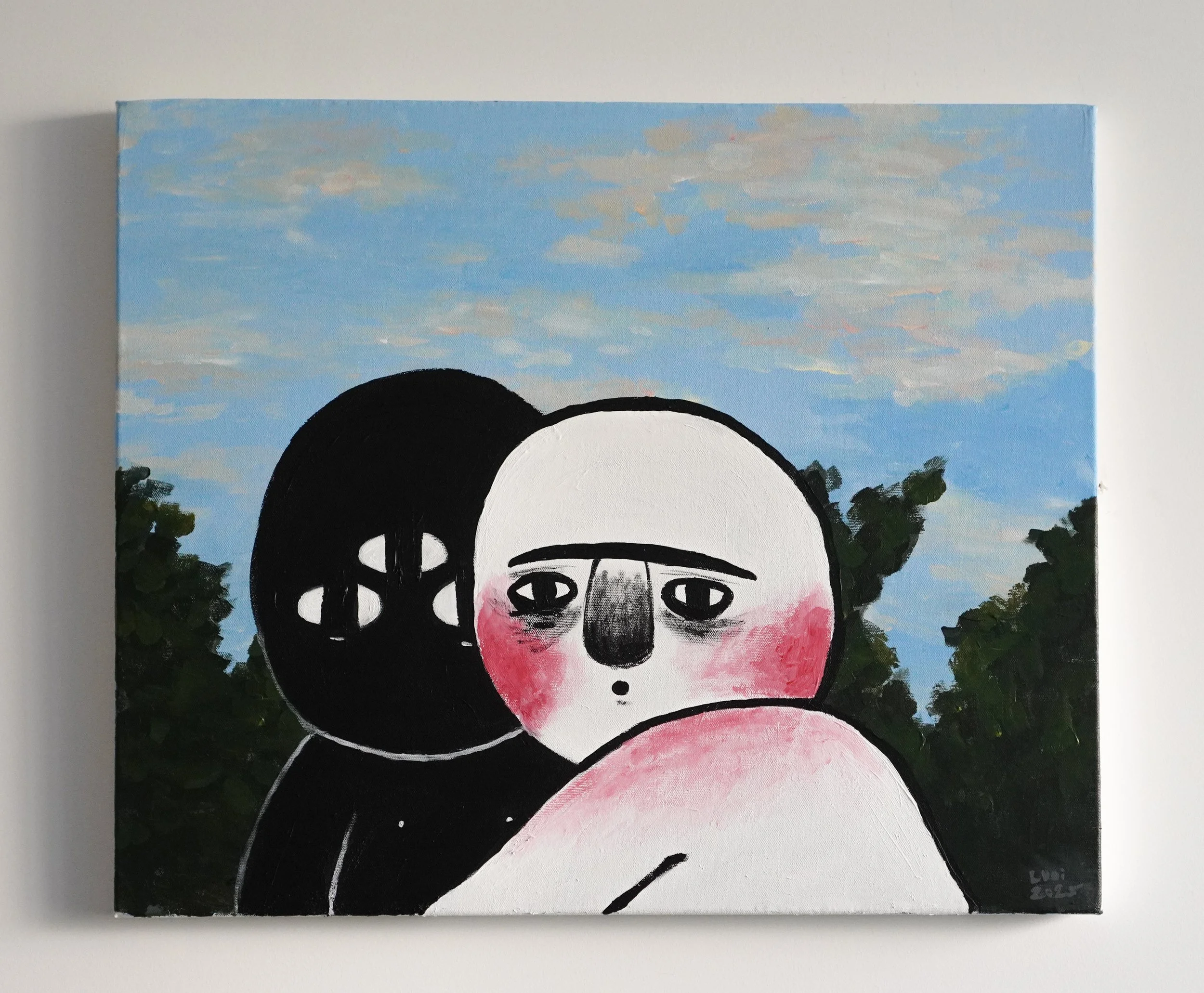 Intimacy
50x60cm acrylic on canvas