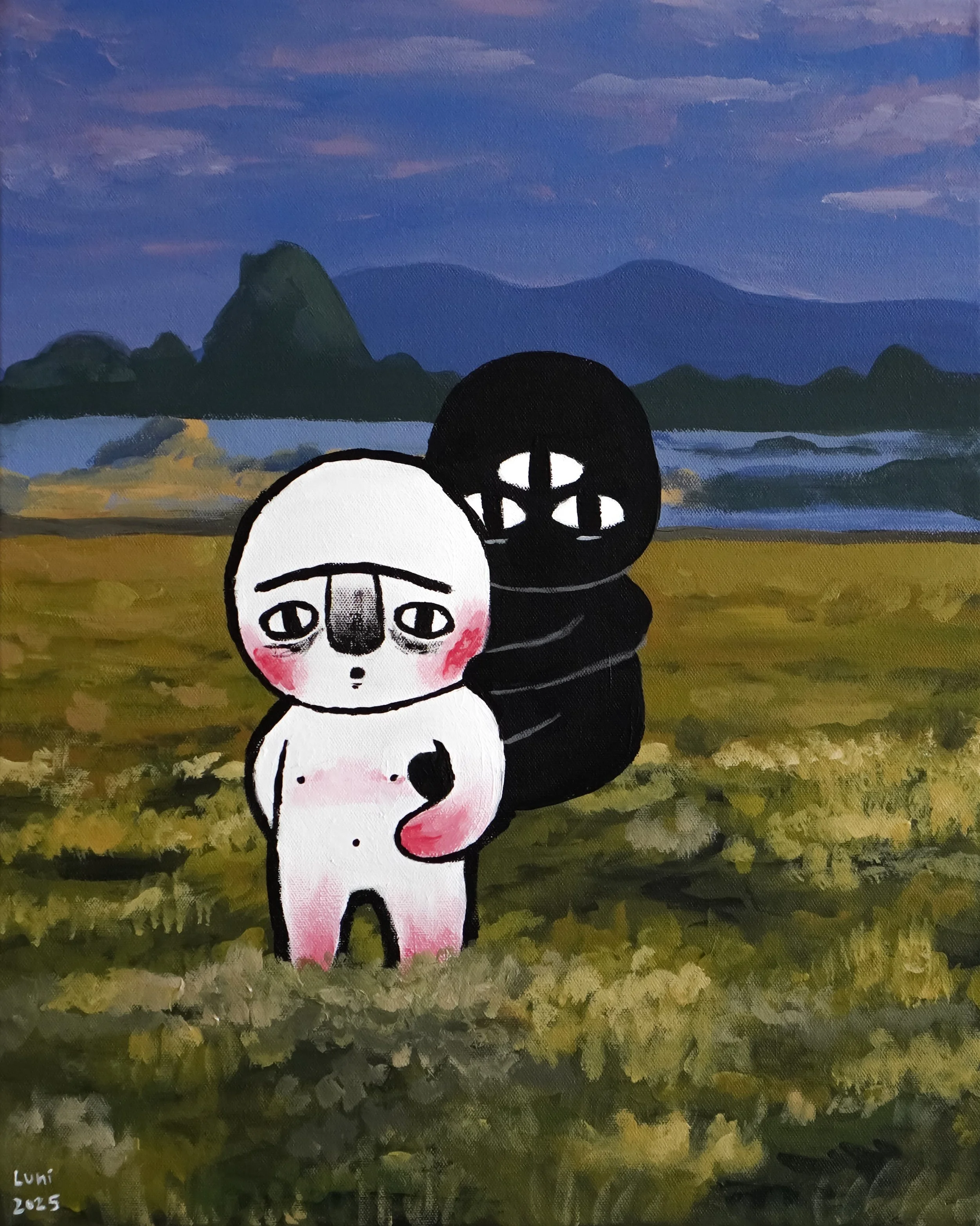 Piggyback ride
50x40cm acrylic on canvas