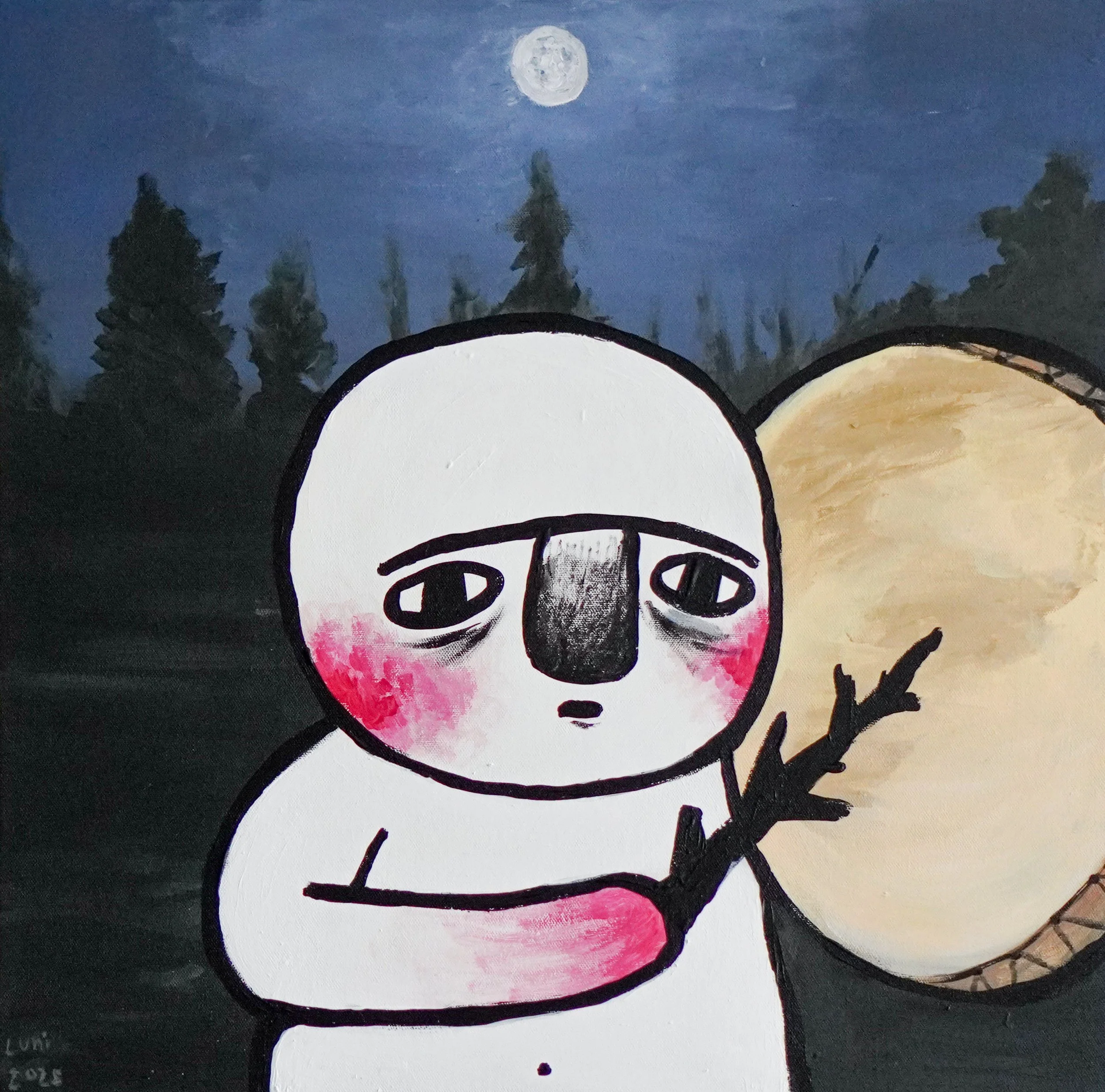 Drum
50x50cm acrylic on canvas