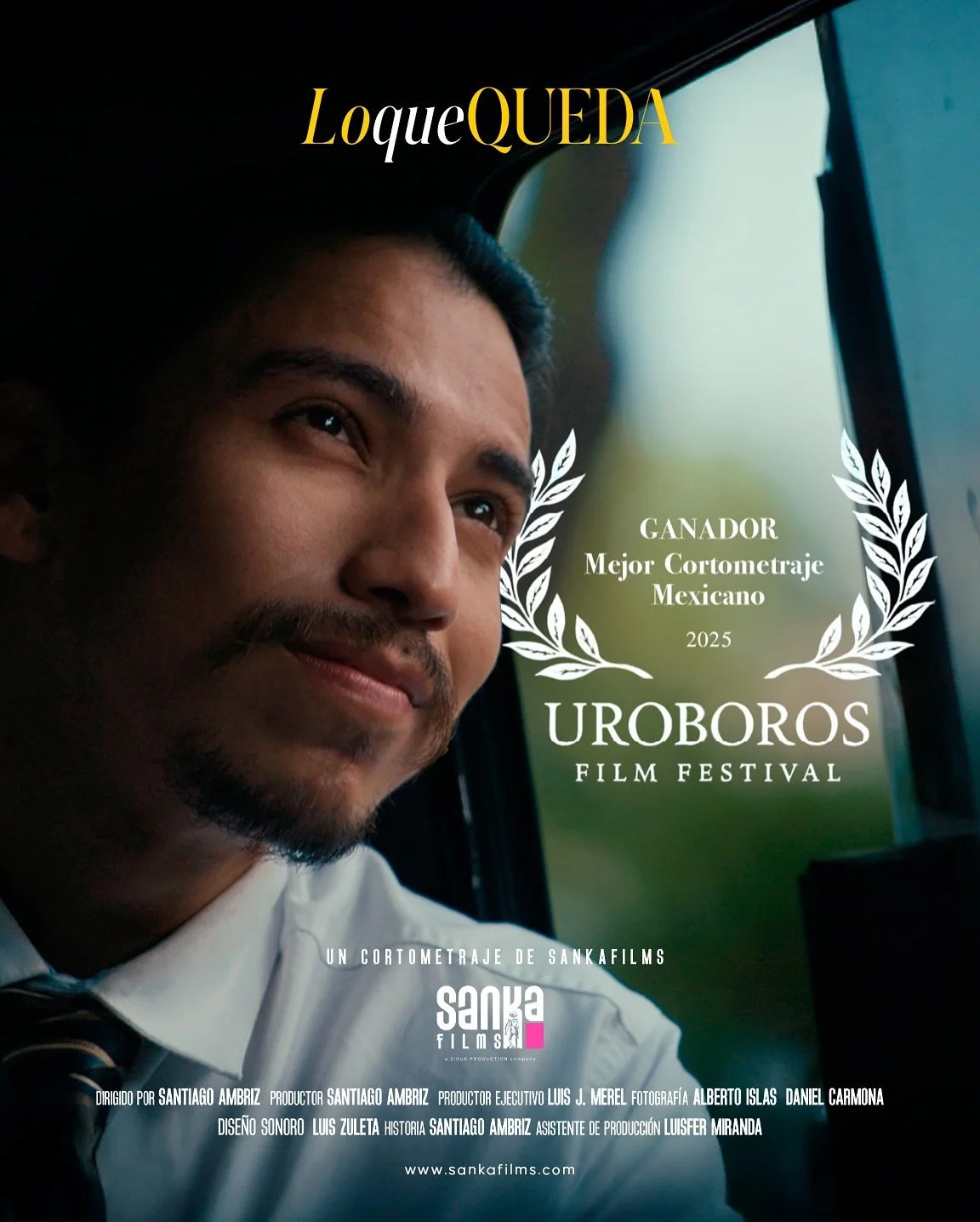 Nuestro segundo festival&hellip; y tuvimos la enorme sorpresa de llevarnos el premio a Mejor Cortometraje Mexicano en el Uroboros Film Festival en Xalapa, Veracruz. 🎬🏆

Seguimos sin creerlo. Lo que queda nos ha llevado a lugares hermosos, y m&aacut