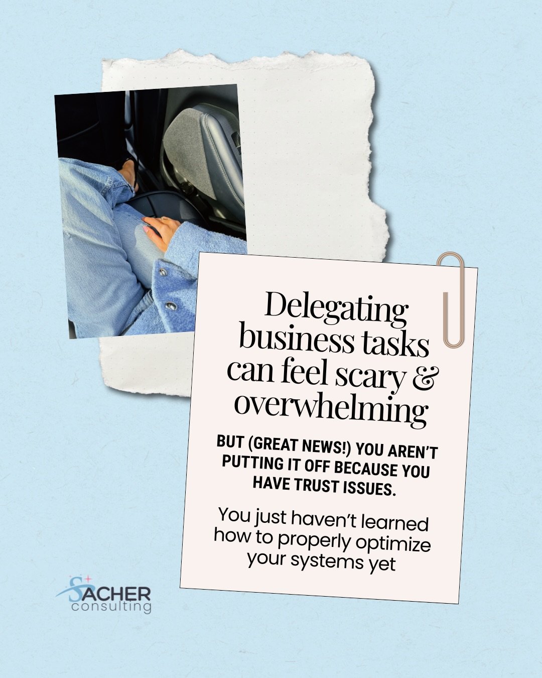 Delegating business tasks can feel scary and overwhelming. But here&rsquo;s the great news: you&rsquo;re not putting it off because you have trust issues. You just haven&rsquo;t learned how to properly optimize your systems yet.

If you&rsquo;ve ever