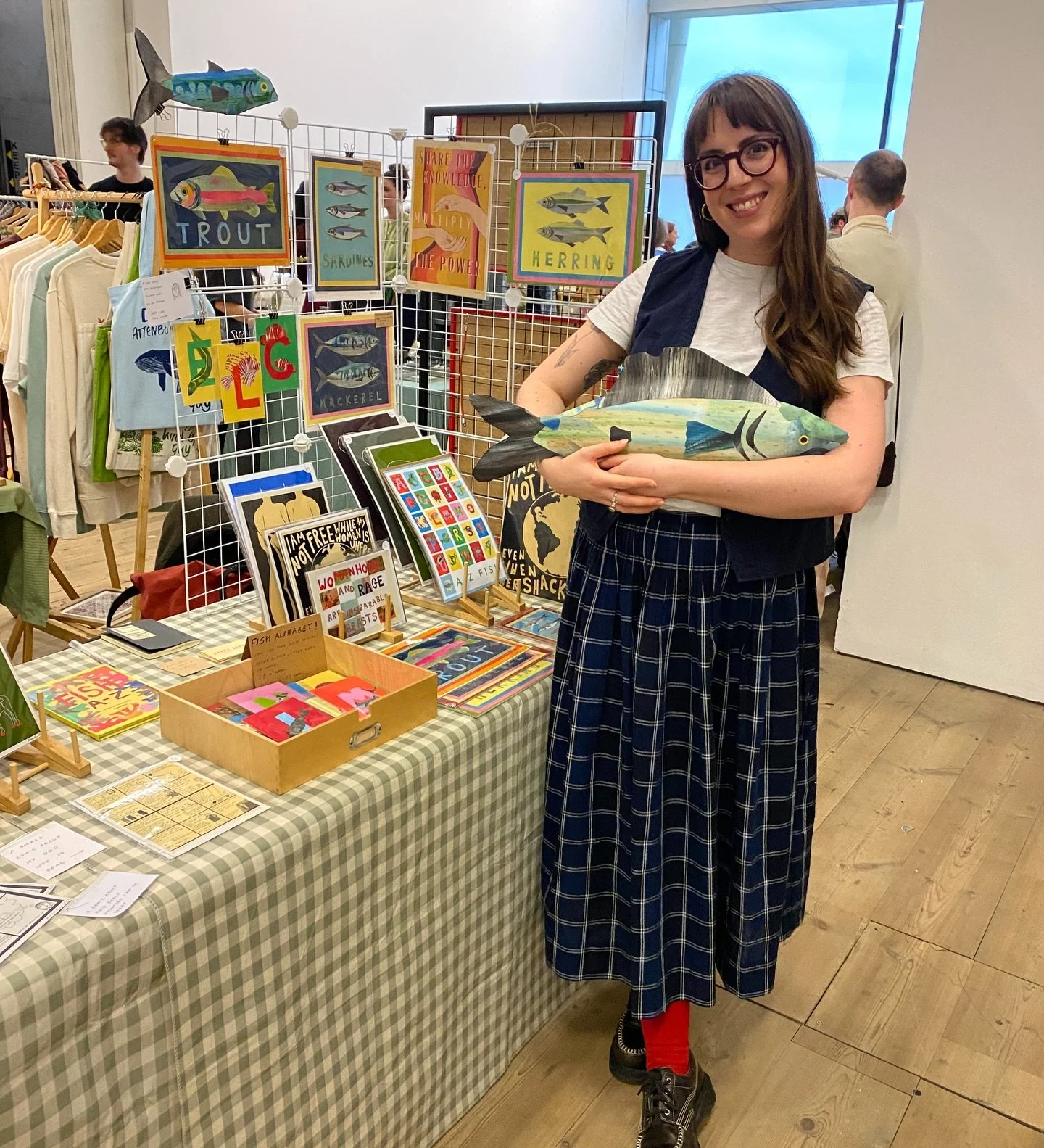 Took my catch of the day to Newcastle for @endlesslovecreative and we had the best time!

Thank you to everyone who came along - the crowds at ELC fairs are always full of the most lovely, chatty, interesting people and it was such a joy to be there.