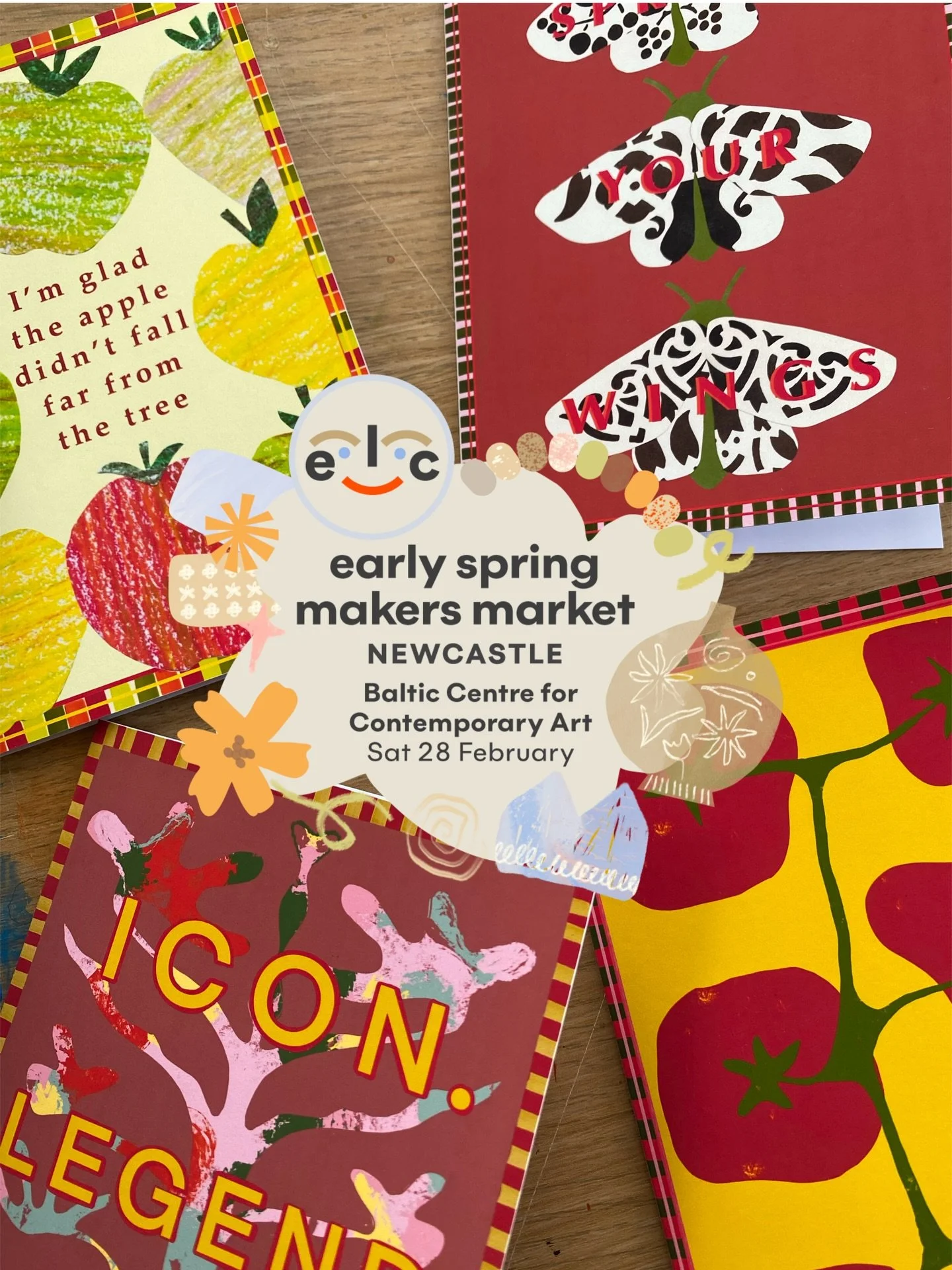 New cards for New-castle! 

Busy printing and scoring ready for this Saturday. Find me in the beautiful @balticgateshead with @endlesslovecreative for the Spring Makers Market 💕

Open 11-5 and only &pound;2 a ticket for a whole day of looking at cra