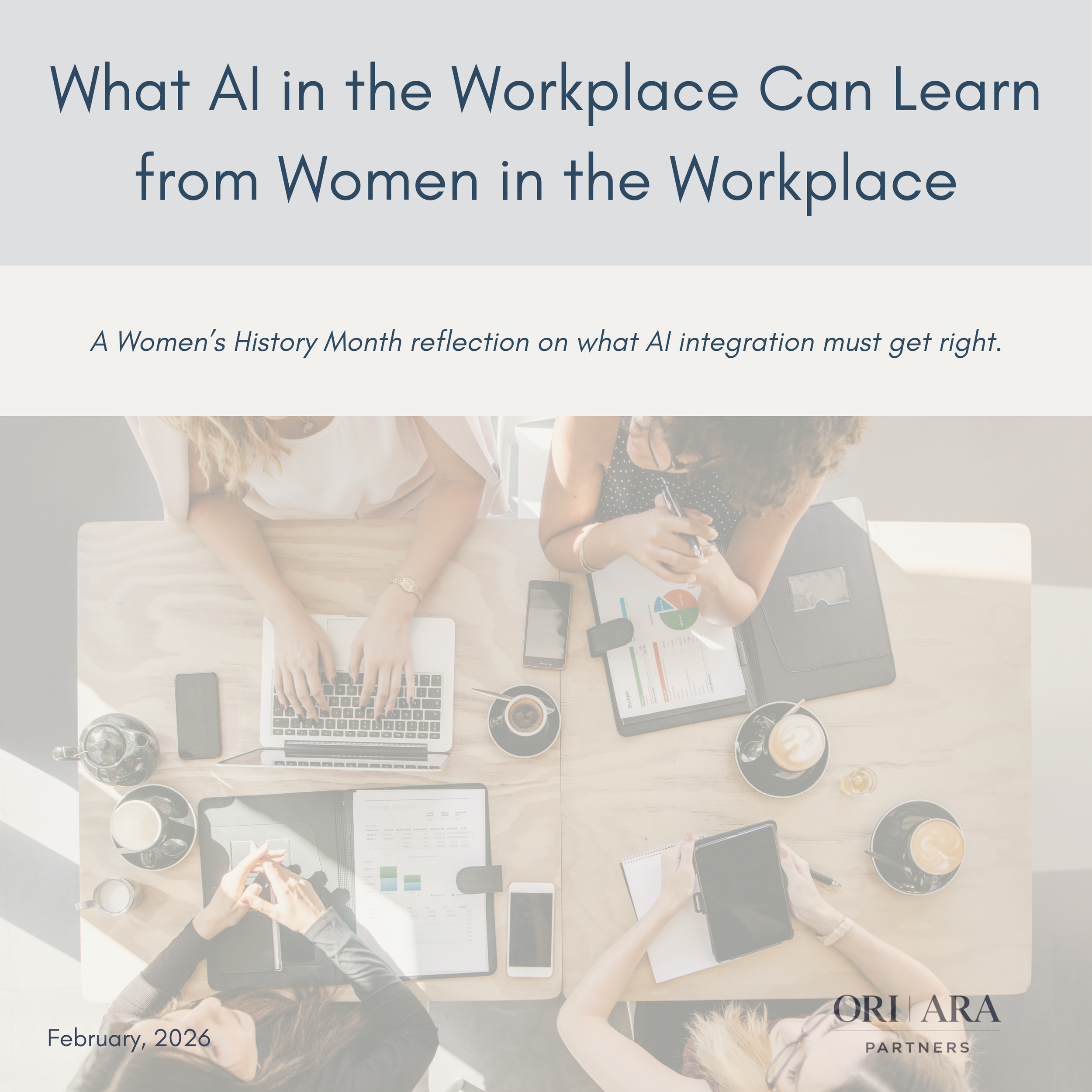 What AI in the Workplace Can Learn from Women in the Workplace