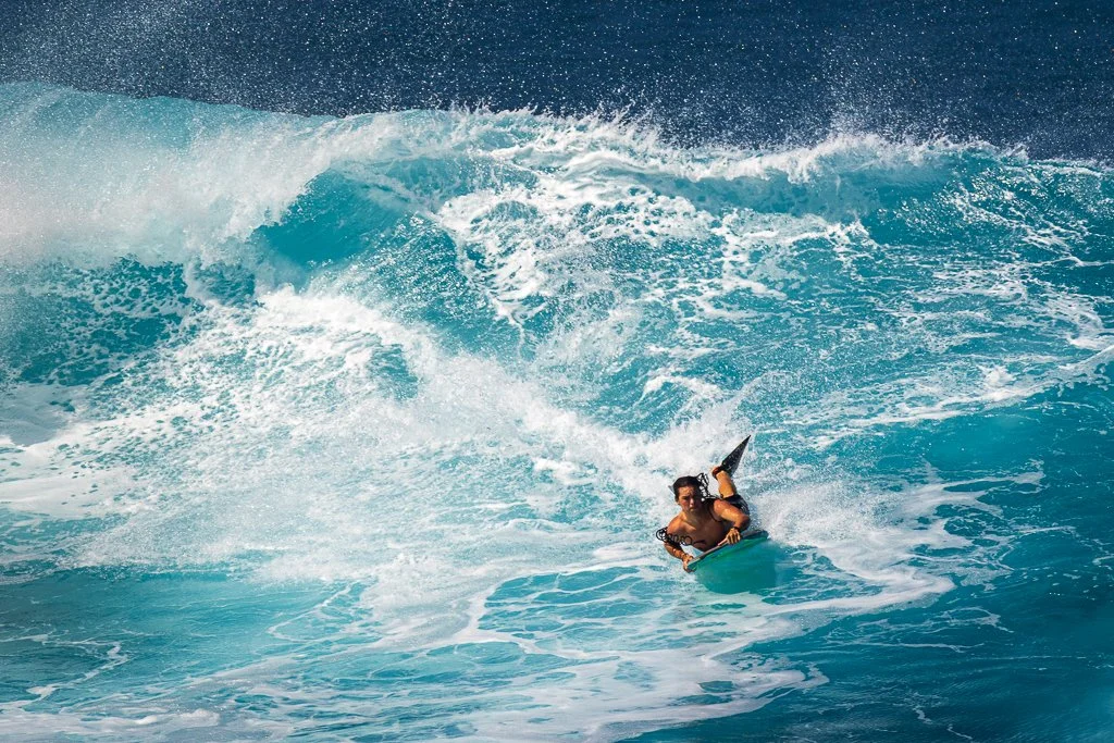 Body Boarding on Maui by Ibach808