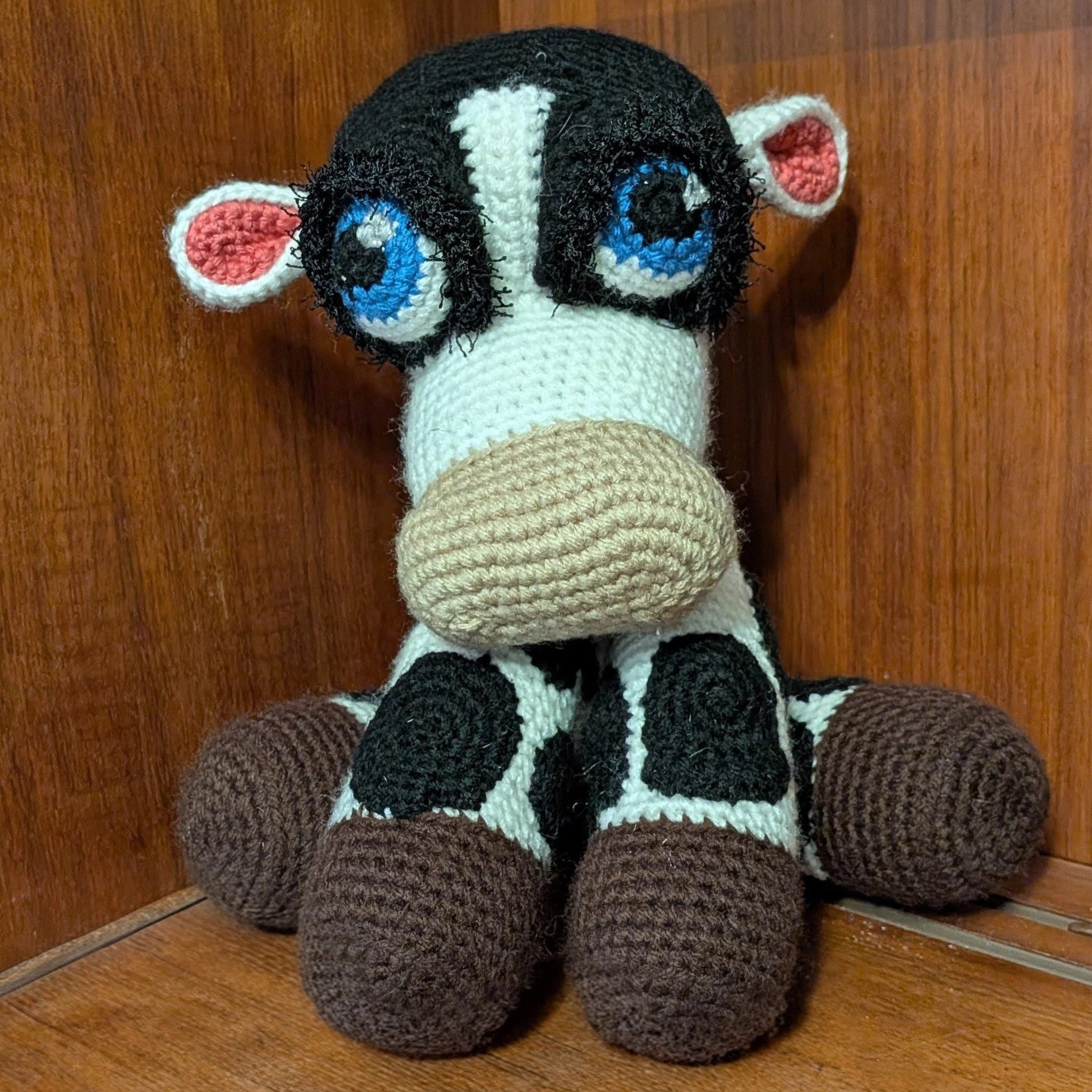 crocheted Cow