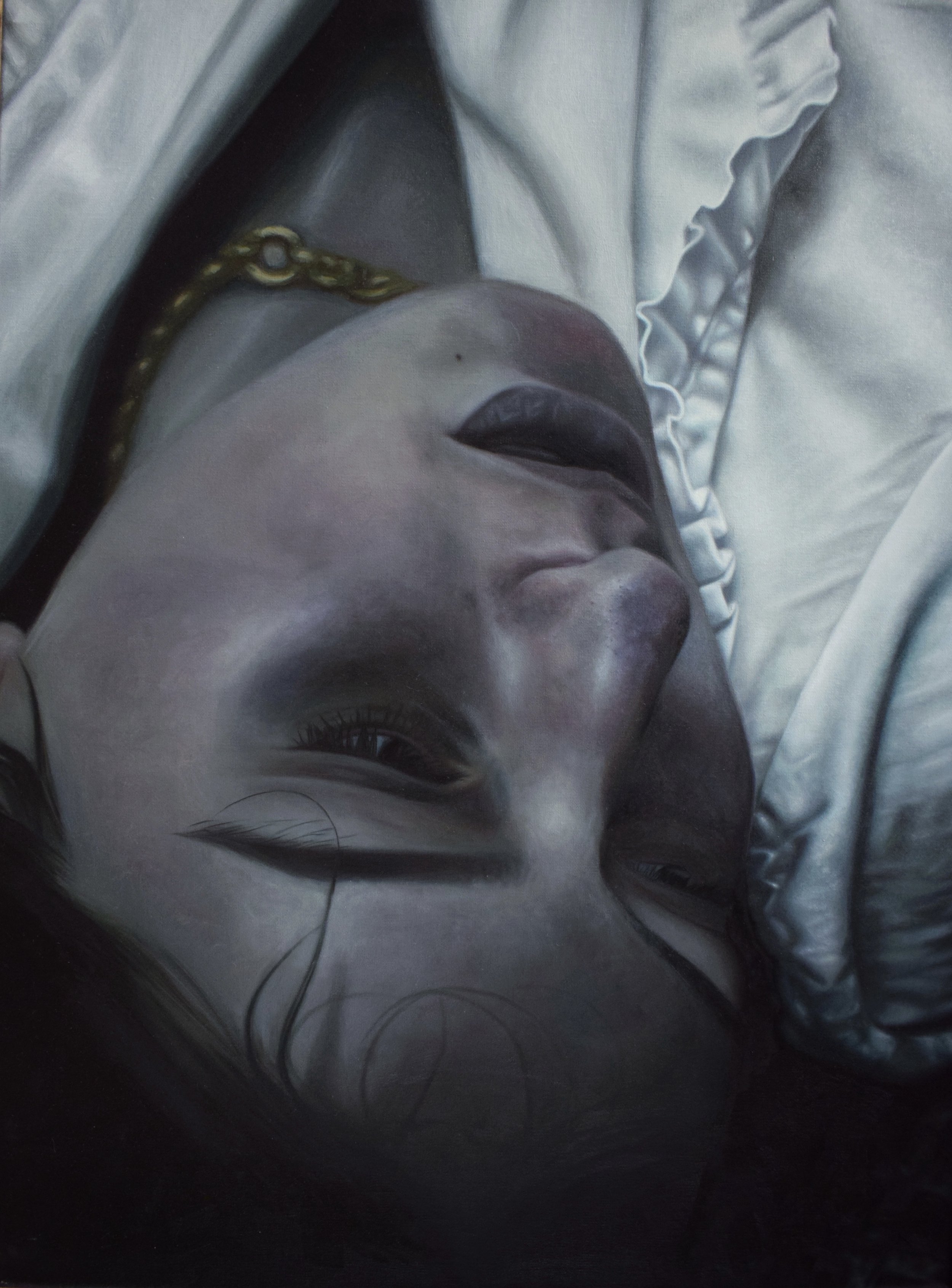 'Momento Mori l' Oil and Acrylic on canvas, 2022