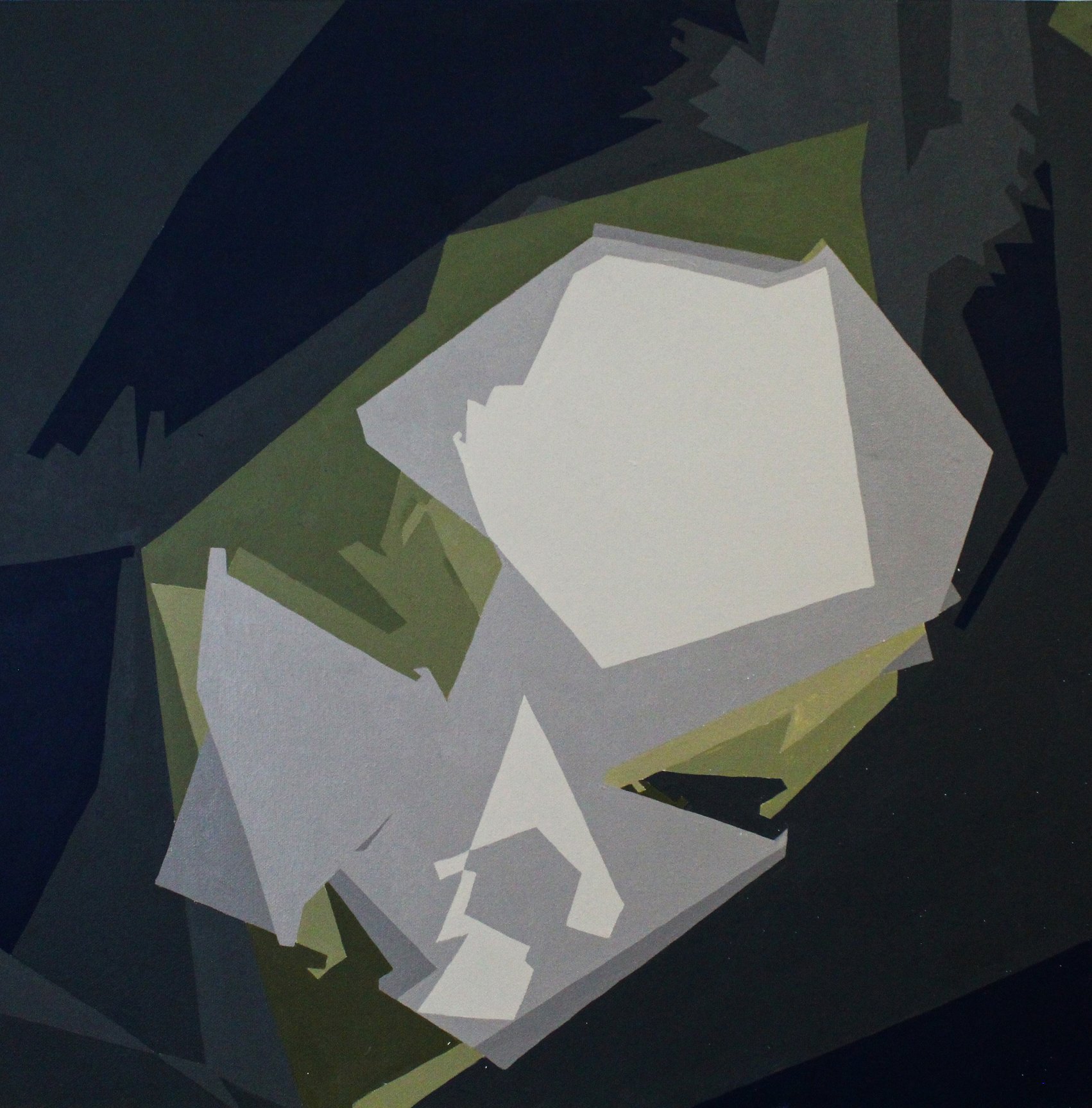 'Untitled lll', Acrylic on canvas, 2025
