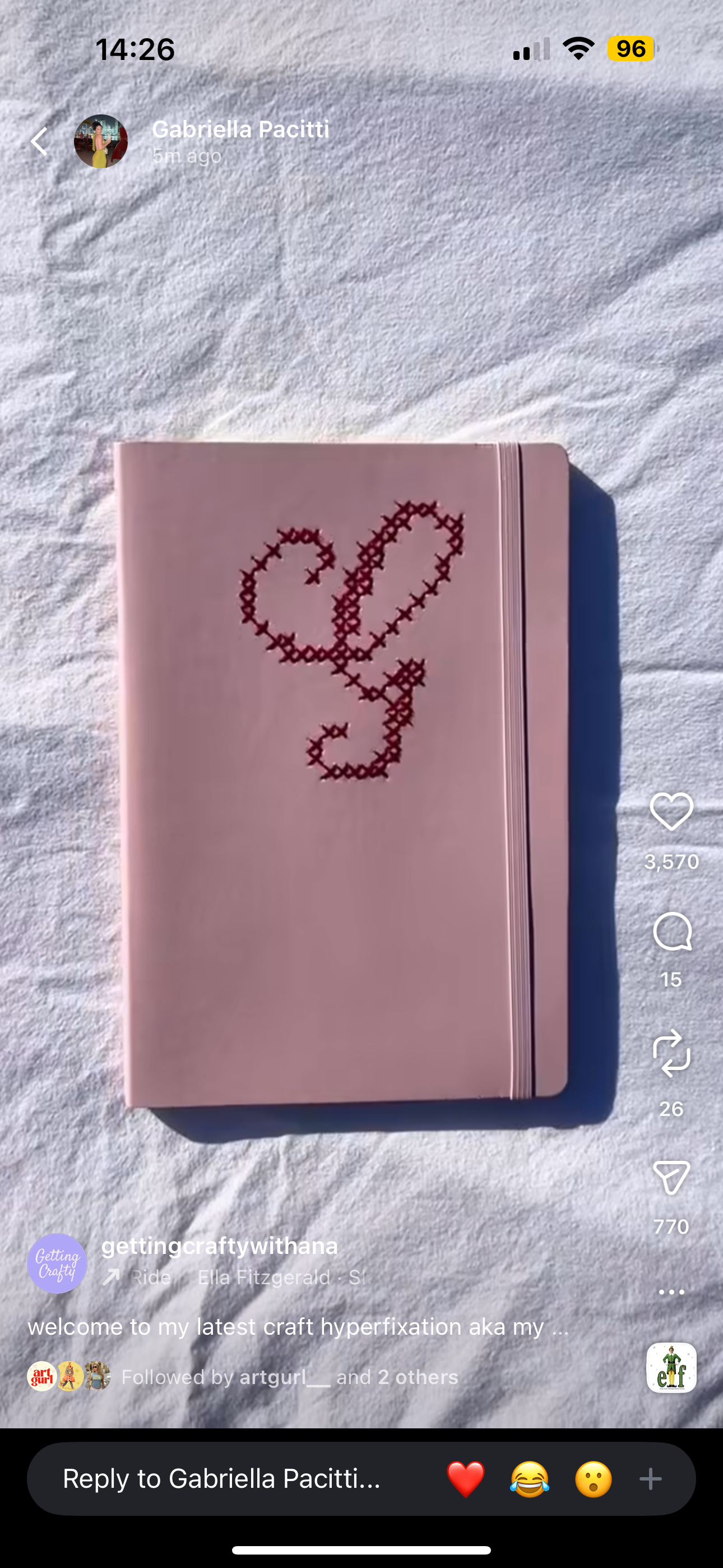 CROSS STITCH NOTEBOOK