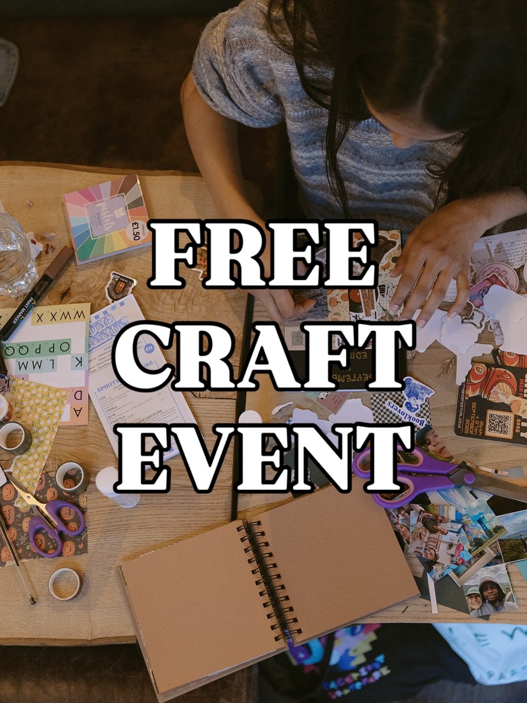 What better way to start the new year than with a FREE craft night?!
Join us at Copper Blossom on 12/01 for a super cute sticker &amp; scrapbooking session where you can craft to your heart&rsquo;s content in a fun, relaxed, zero-pressure vibe.

Expe